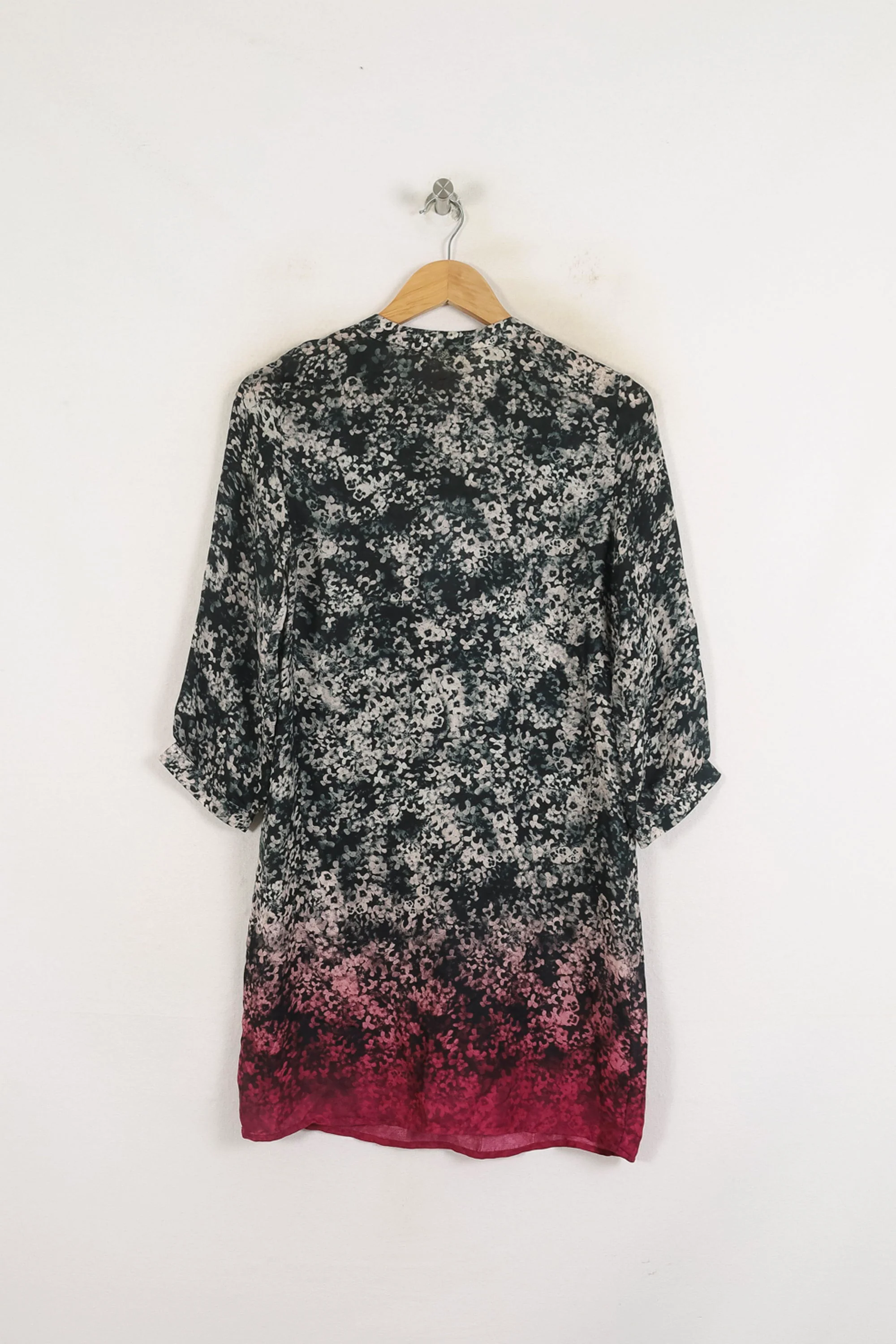Robe Courte Noire et Rose - Taille S/36 - Image 4