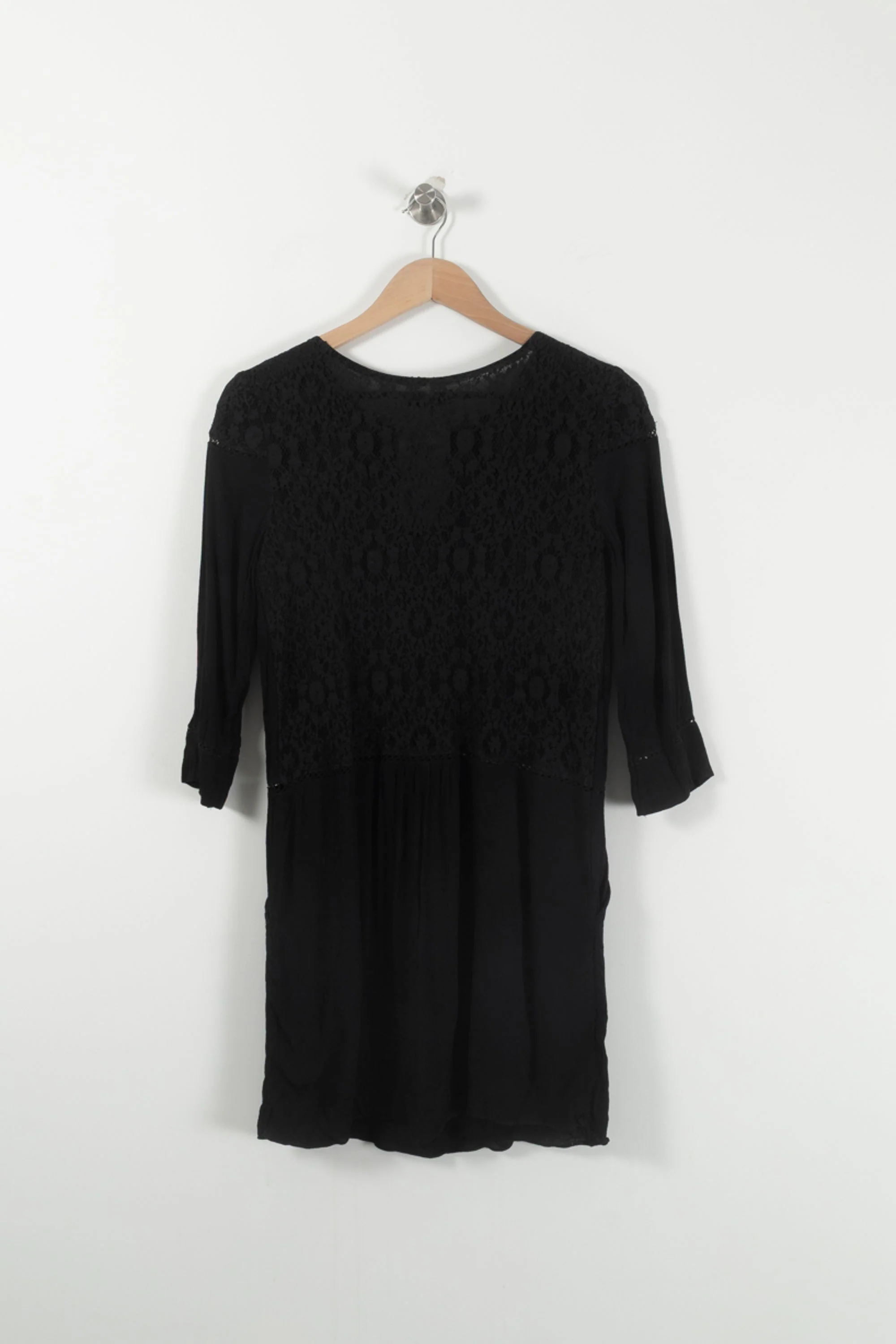 Robe Courte Noire - Taille M/38 - Image 4
