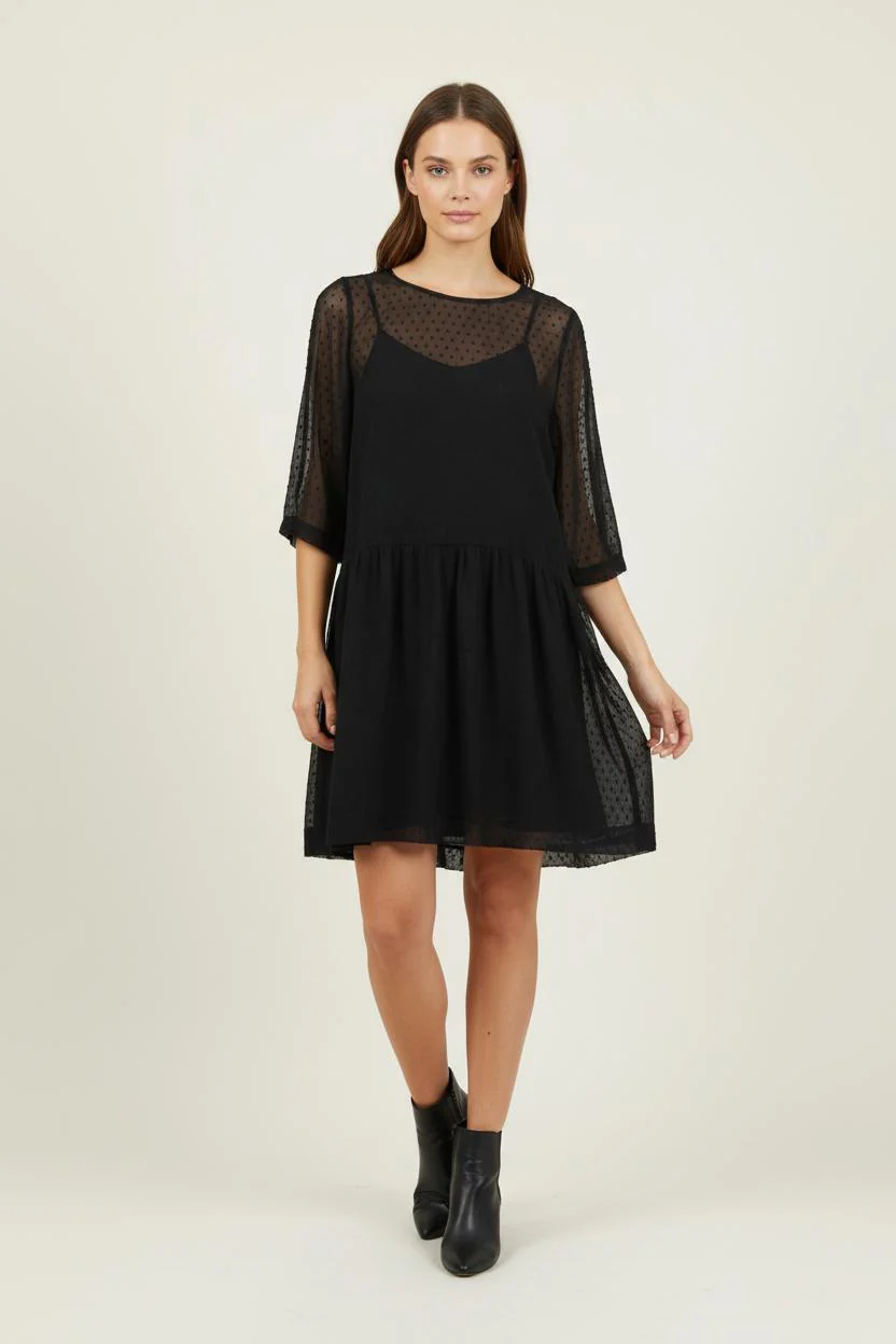 Robe Courte Noire - Taille M/38