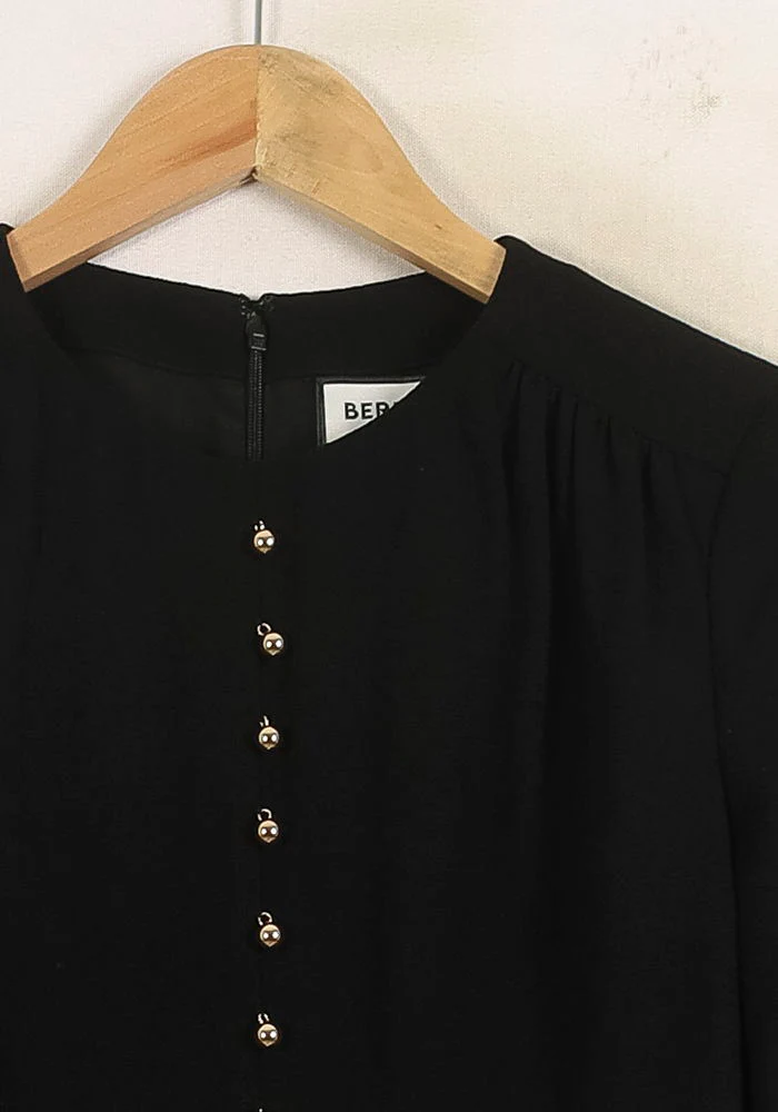 Robe Courte Noire - Taille S/36 - Image 3