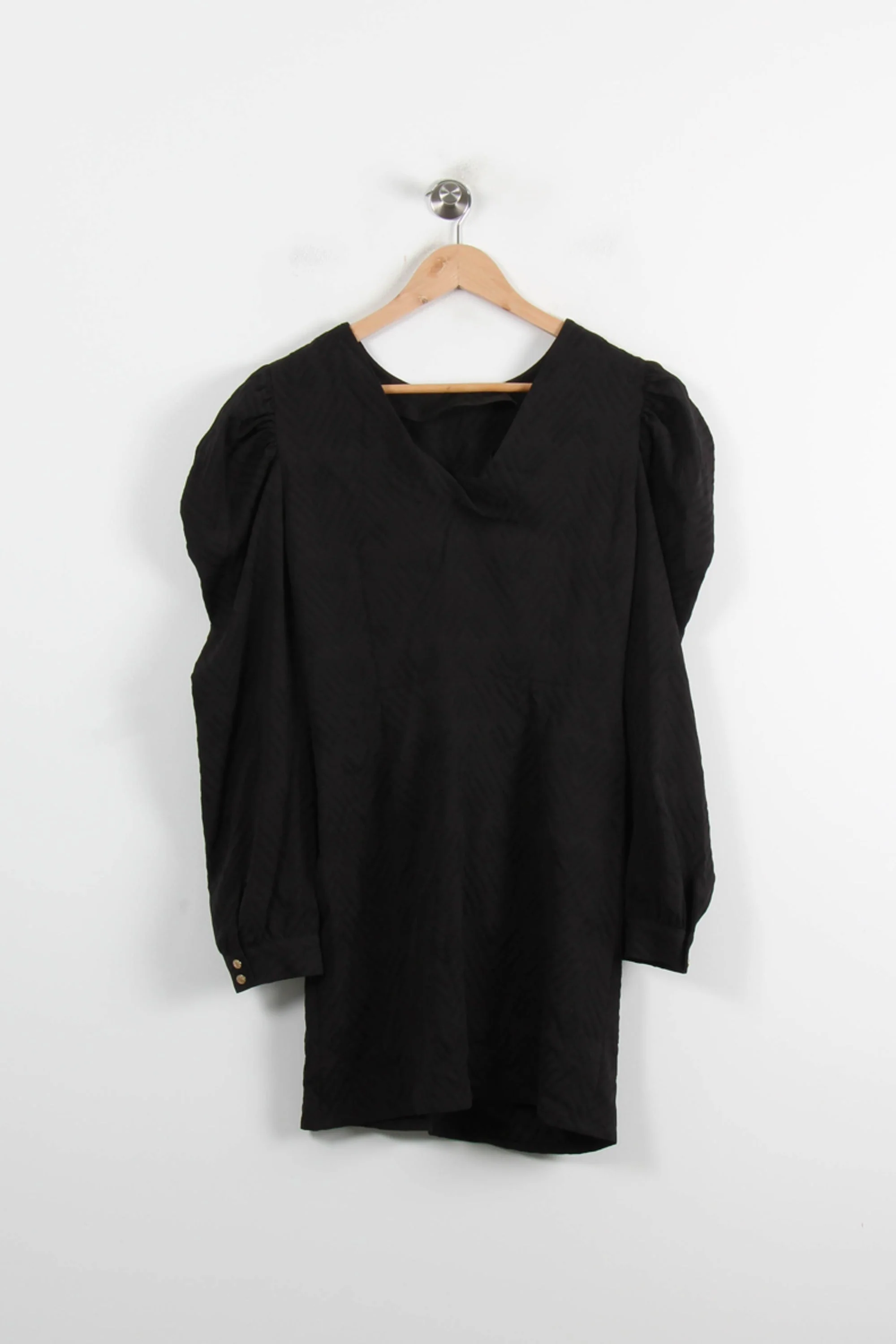 Robe Courte Noire - Taille S/36 - Image 2