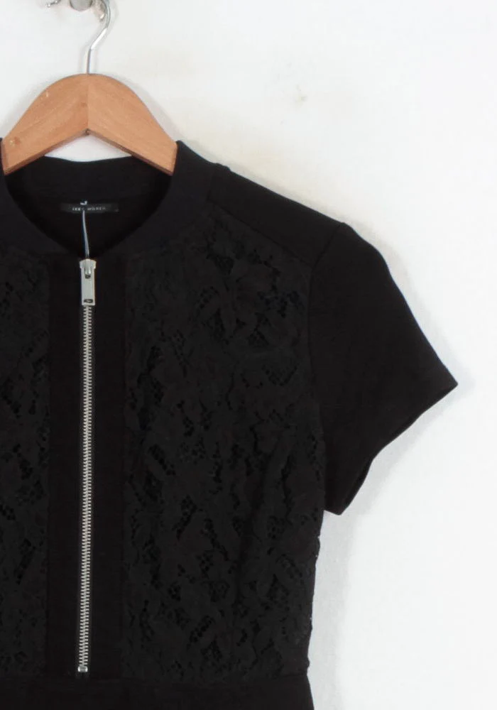 Robe Courte Noire - Taille S/36 - Image 3