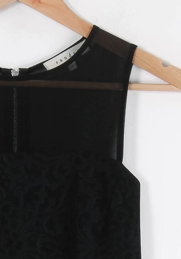 Robe Courte Noire - Taille S/36 - Image 3