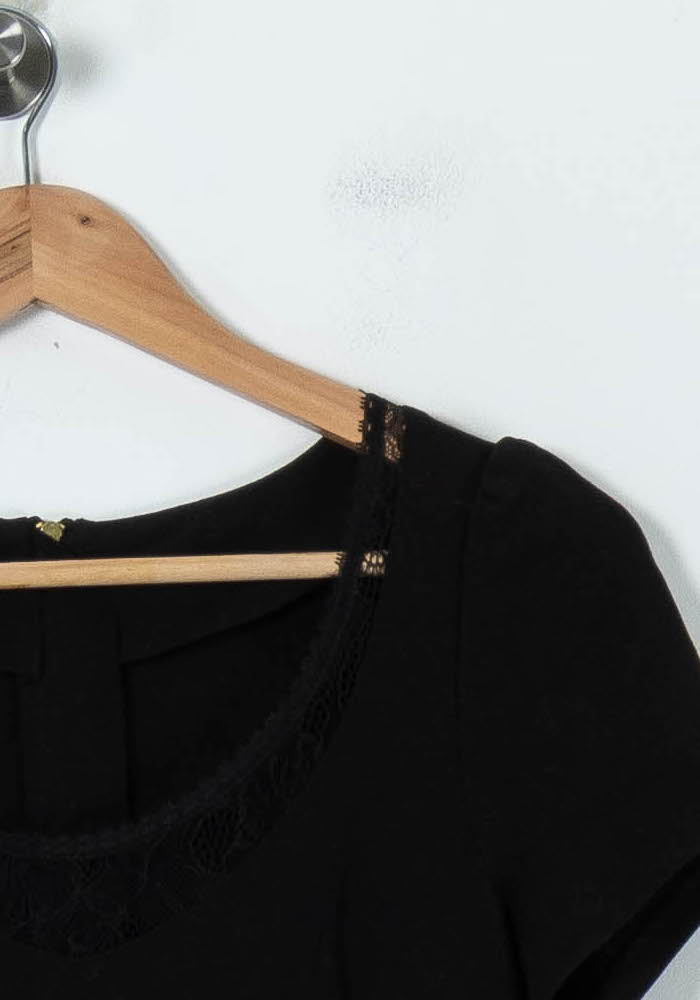 Robe Courte Noire - Taille S/36 - Image 3