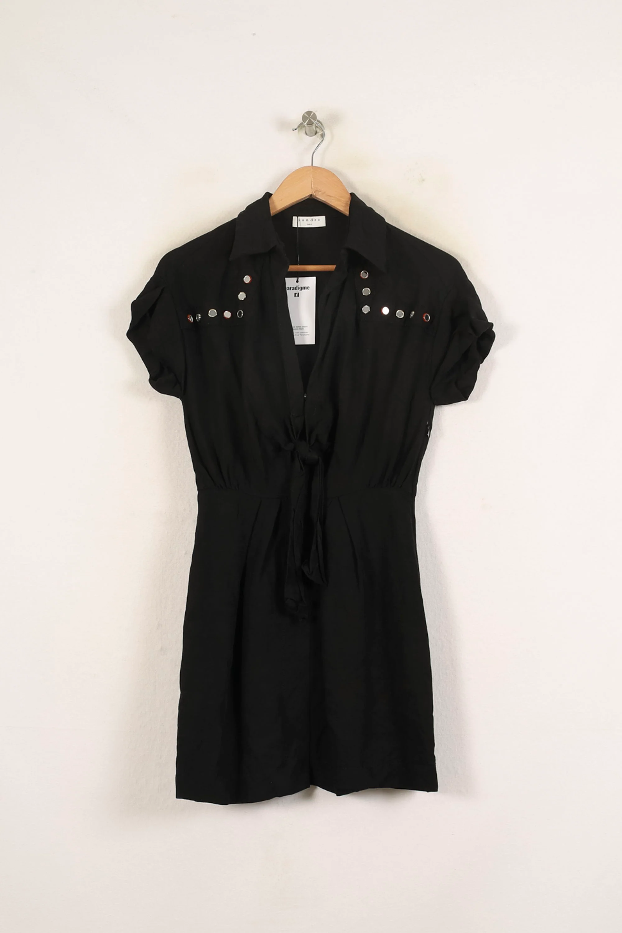 Robe Courte Noire - Taille XS/34 - Image 2