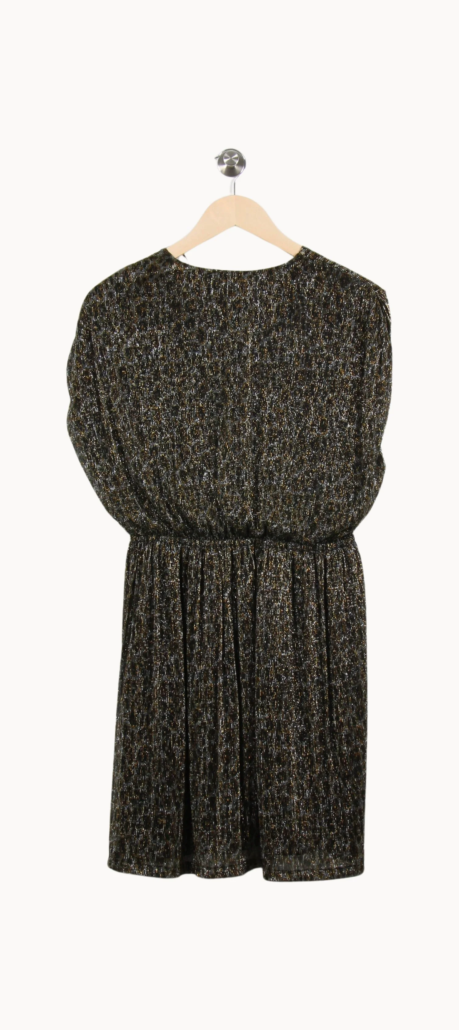Robe Courte Or et Noir - Taille L/40 - Image 4