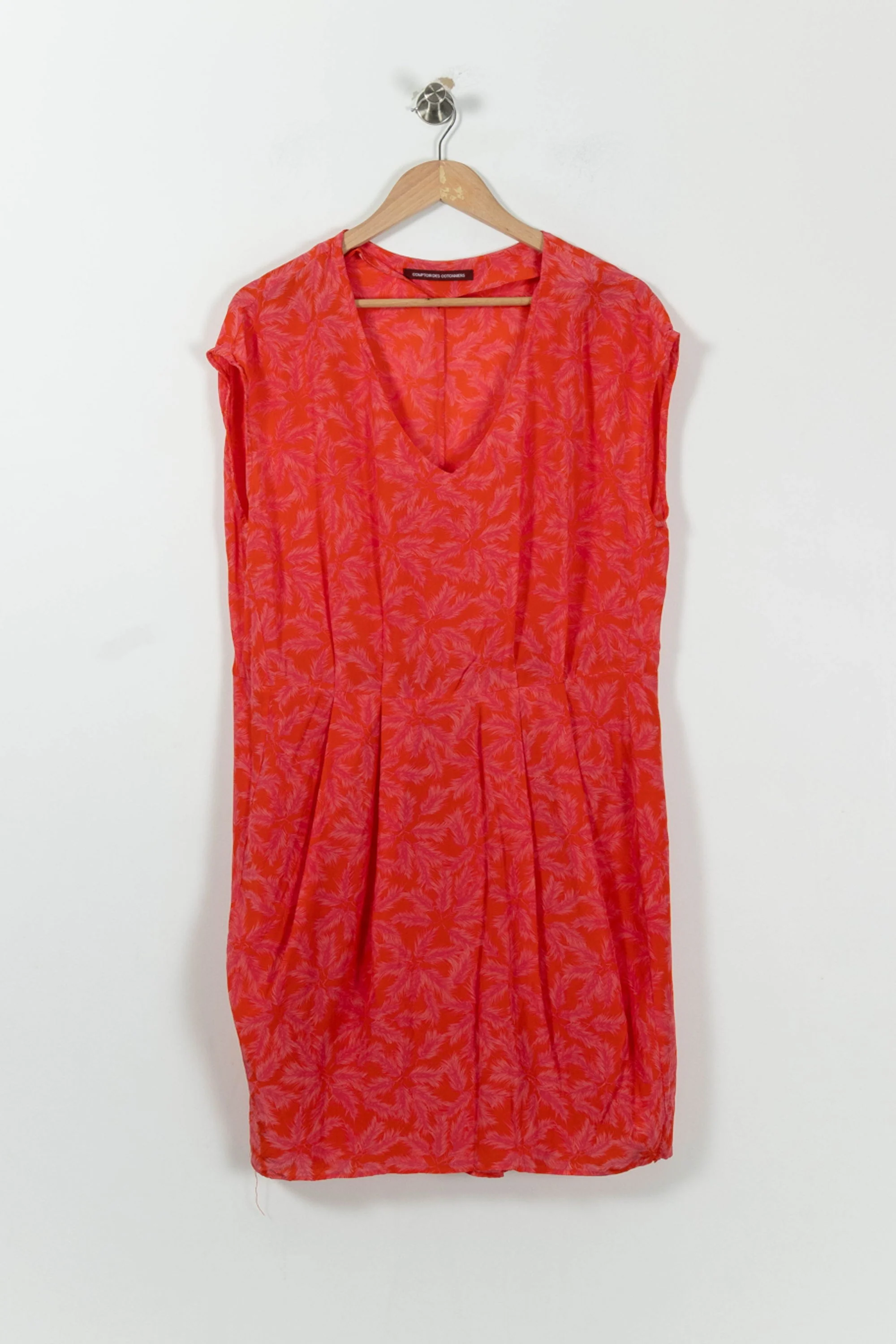 Robe Courte Rouge et Rose - Taille L/40 - Image 2