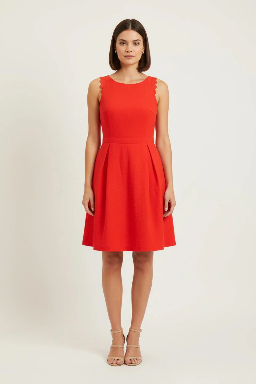 Robe Courte Rouge - Taille S/36