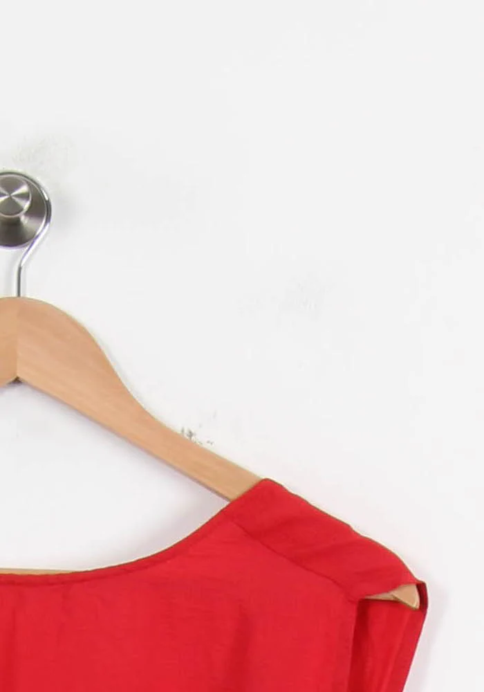 Robe Courte Rouge - Taille XS/34 - Image 3