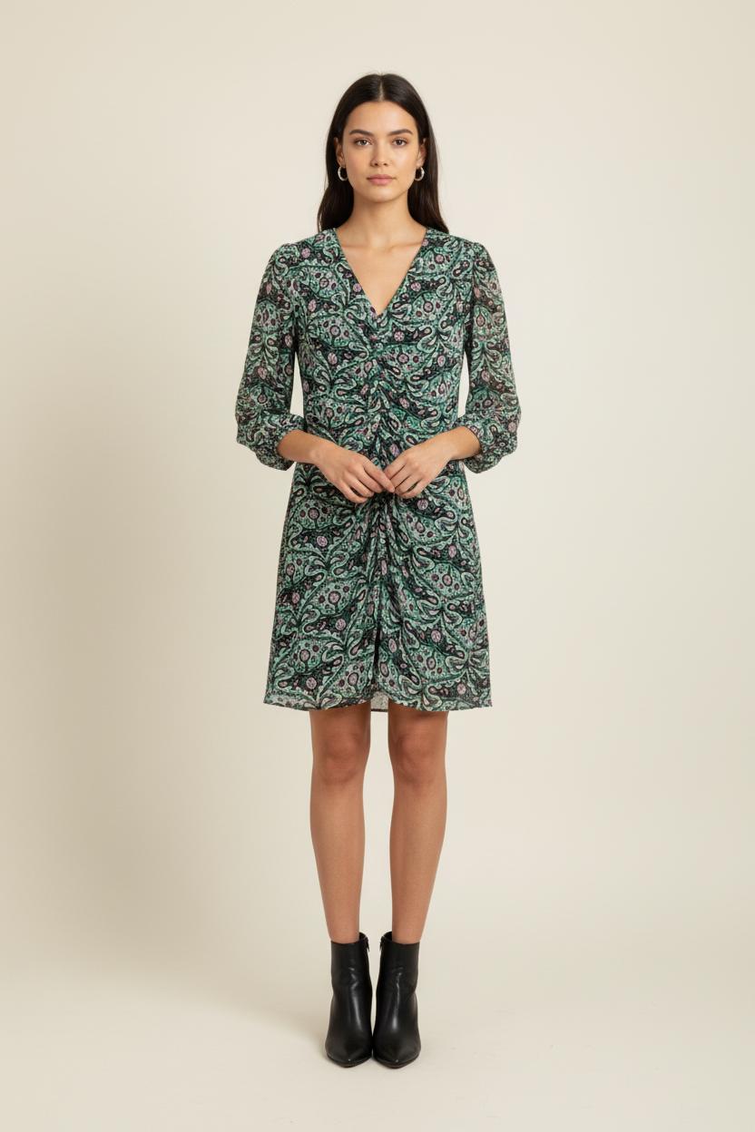 Robe Courte Verte - Taille L/40