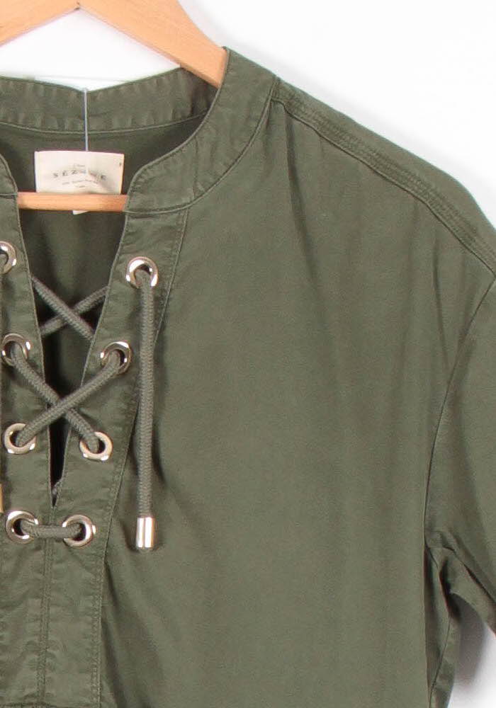 Robe Courte Verte - Taille S/36 - Image 3