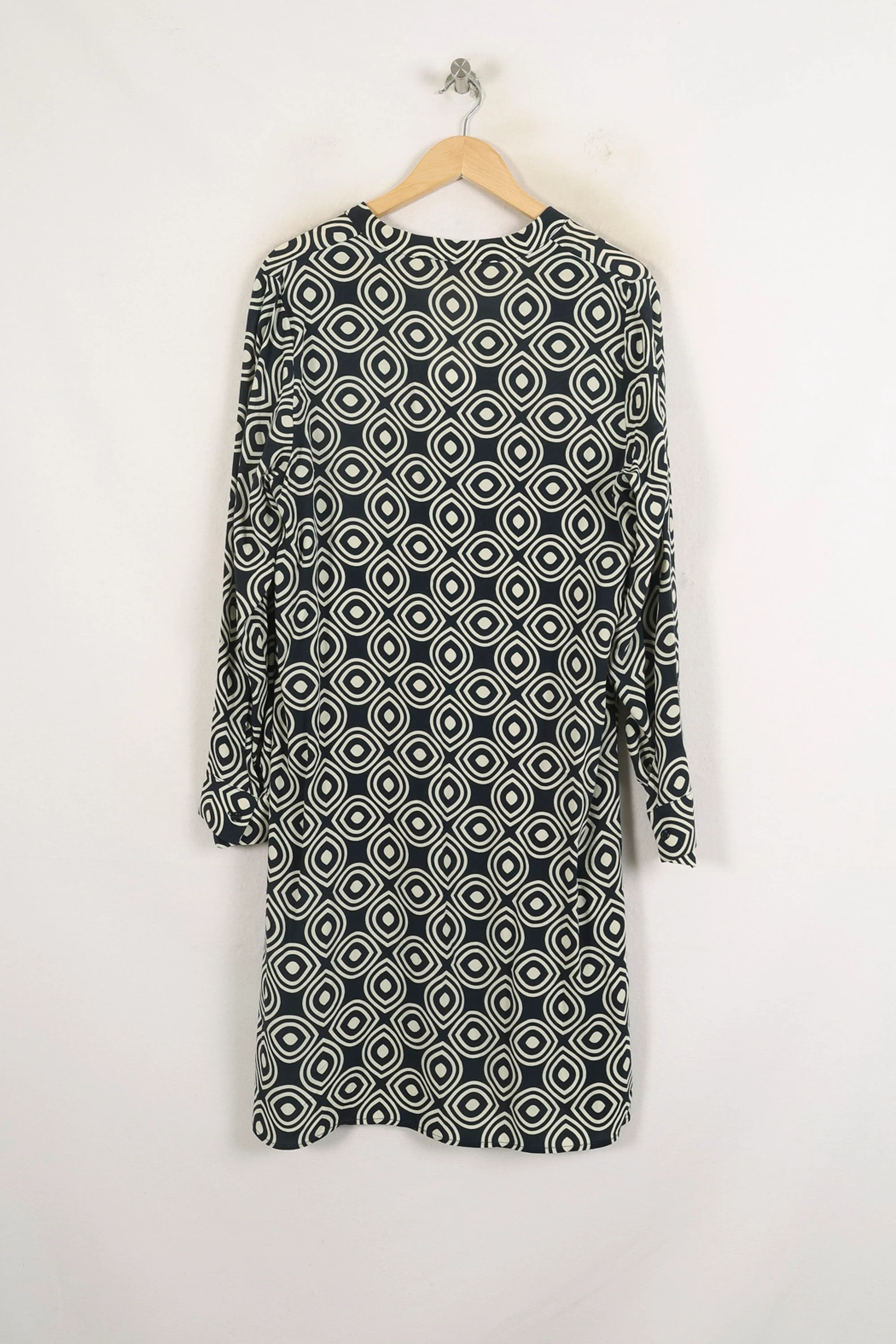 Robe Droite Bleue et Blanche - Taille L/40 - Image 4
