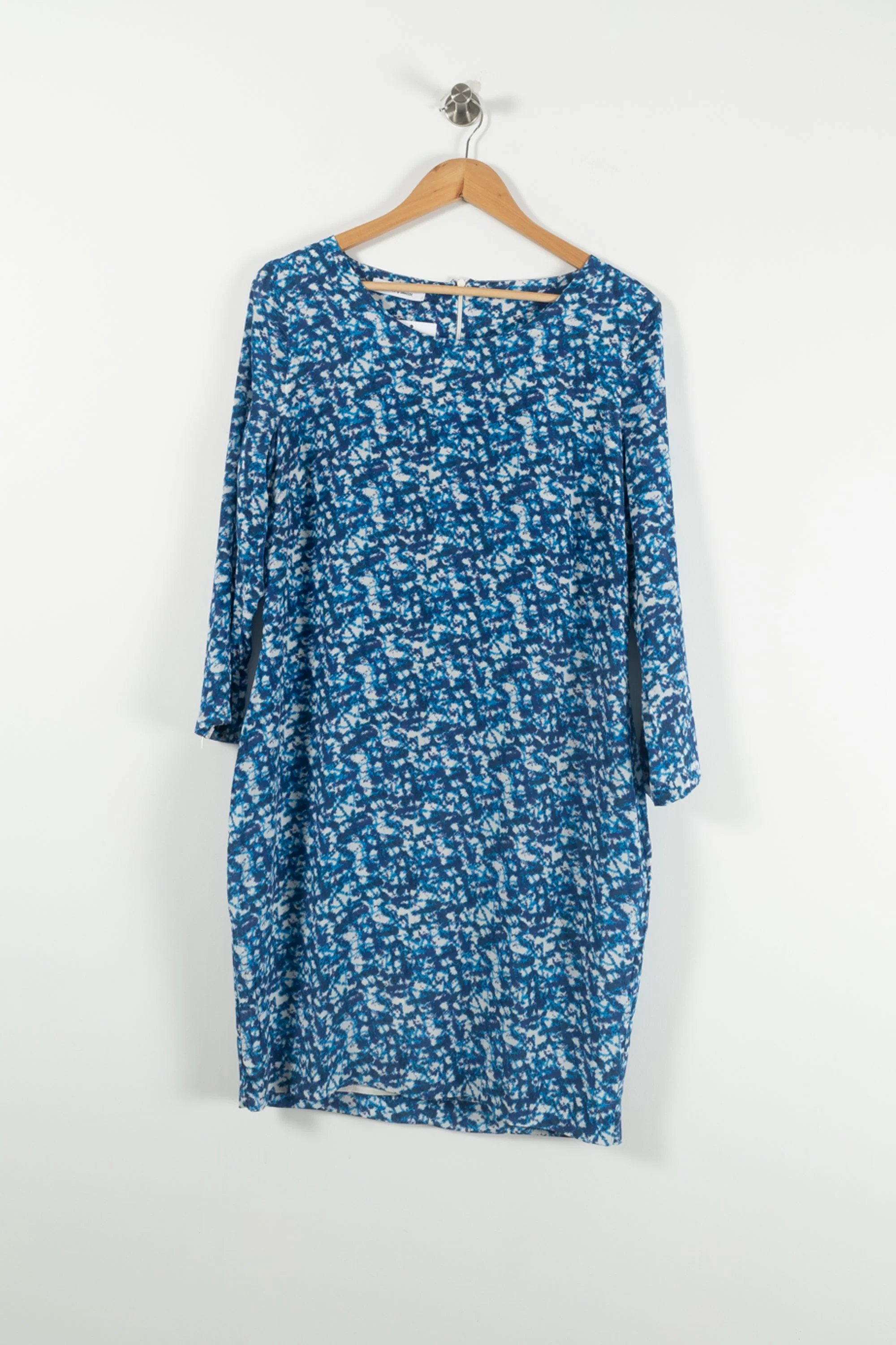 Robe Droite Bleue et Blanche - Taille L/40 - Image 2