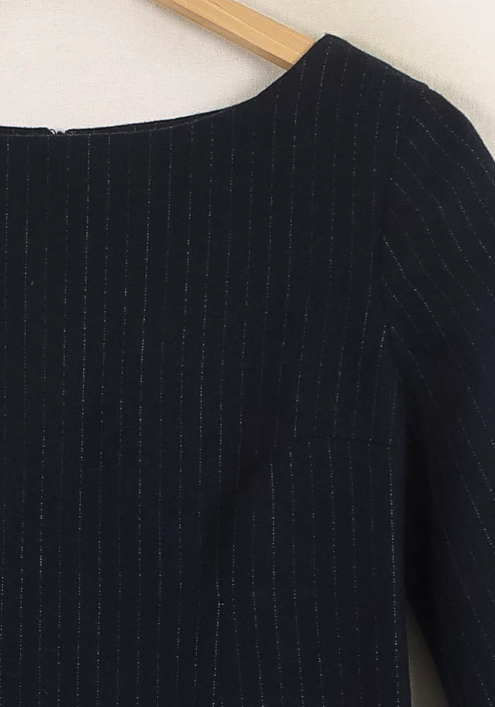 Robe Droite Bleue - Taille S/36 - Image 3