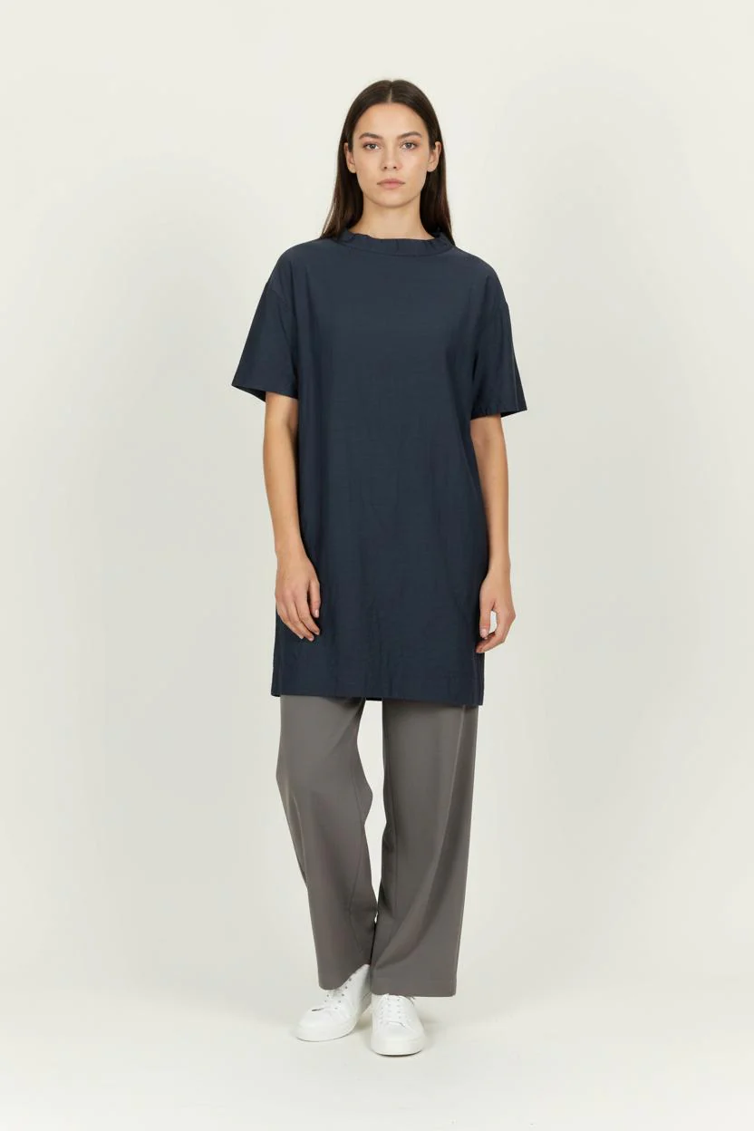 Robe droite bleue - Taille XS/34