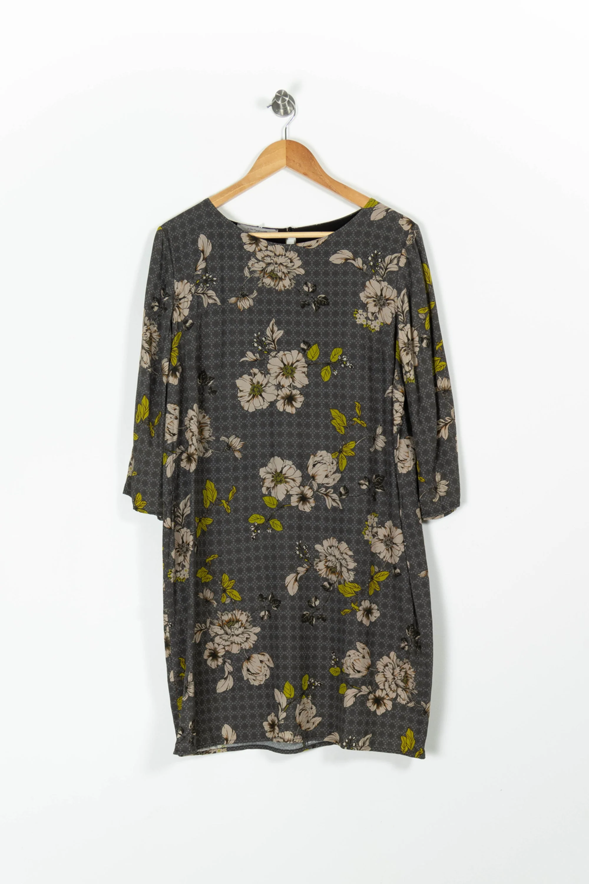 Robe Droite Grise et Beige - Taille XXL/44 - Image 2