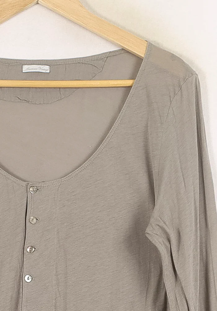 Robe Droite Grise - Taille M/38 - Image 3