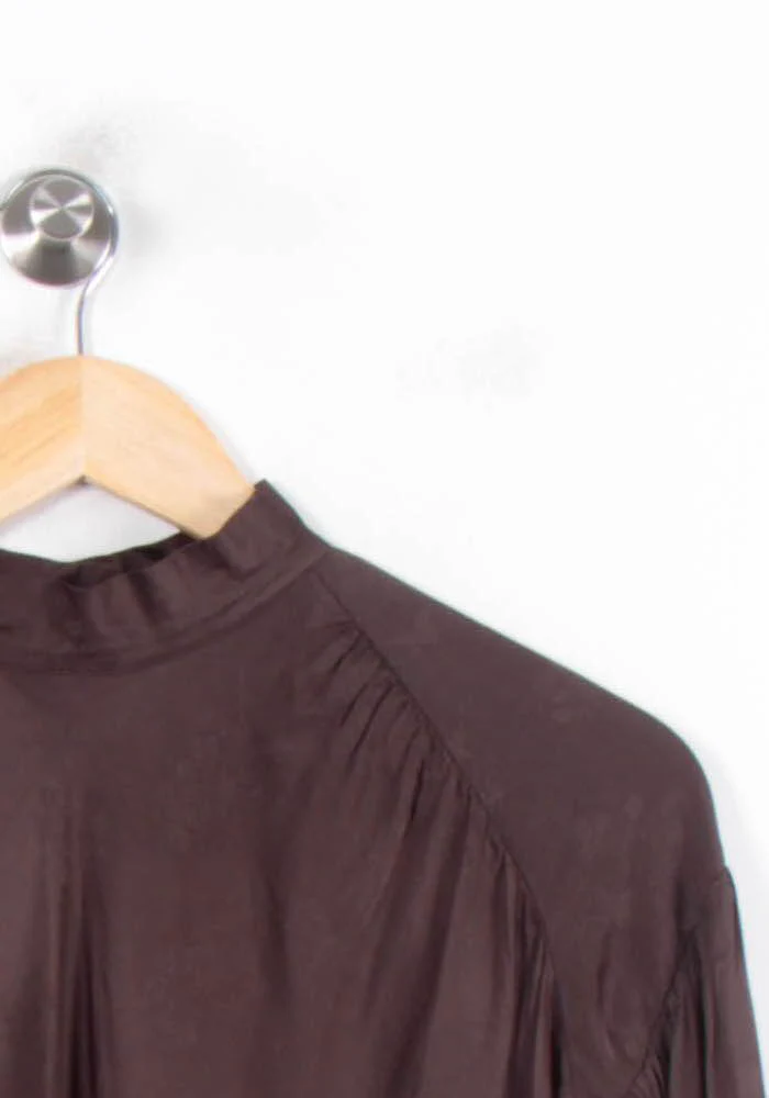 Robe Droite Marron - Taille S/36 - Image 3