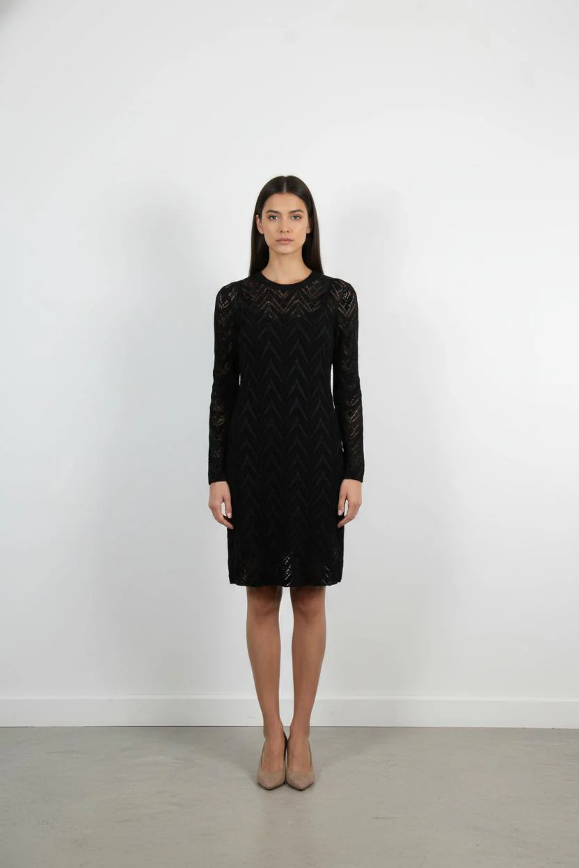 Robe Droite Noire - Taille L/40