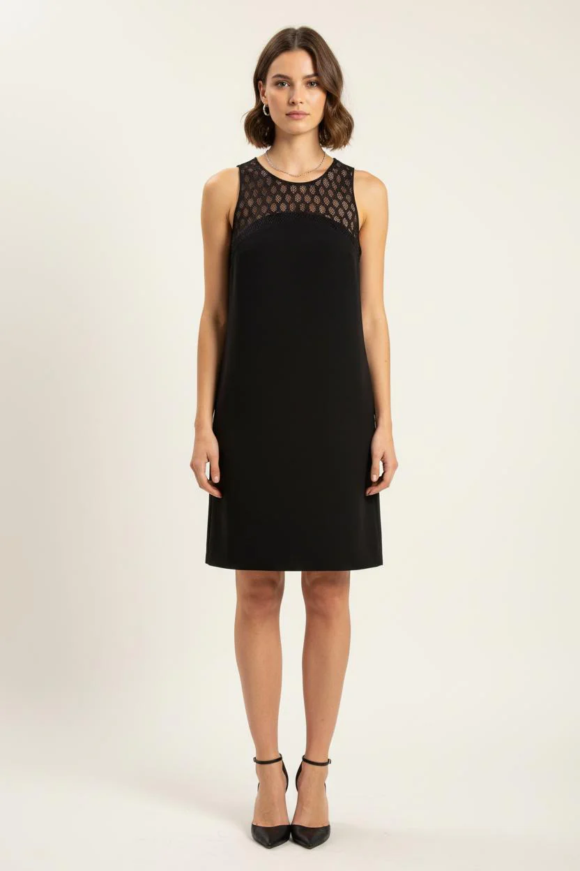 Robe Droite Noire - Taille M/38