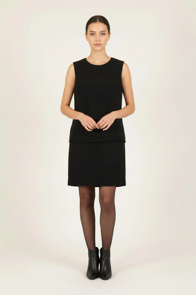 Robe Droite Noire - Taille M/38