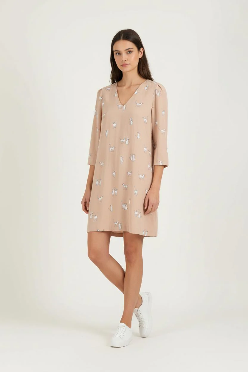 Robe Droite Rose - Taille S/36