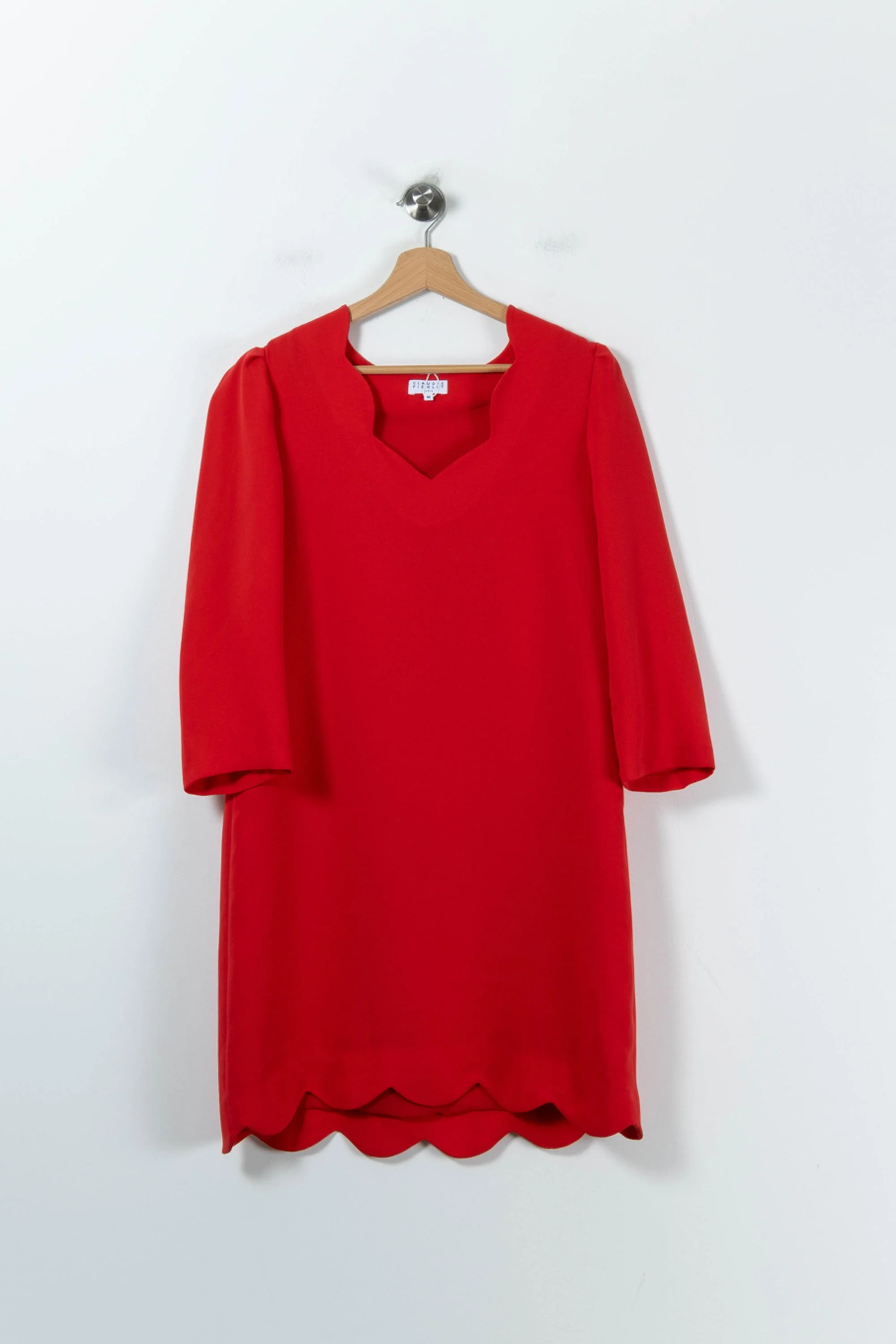 Robe Droite Rouge - Taille L/40 - Image 2