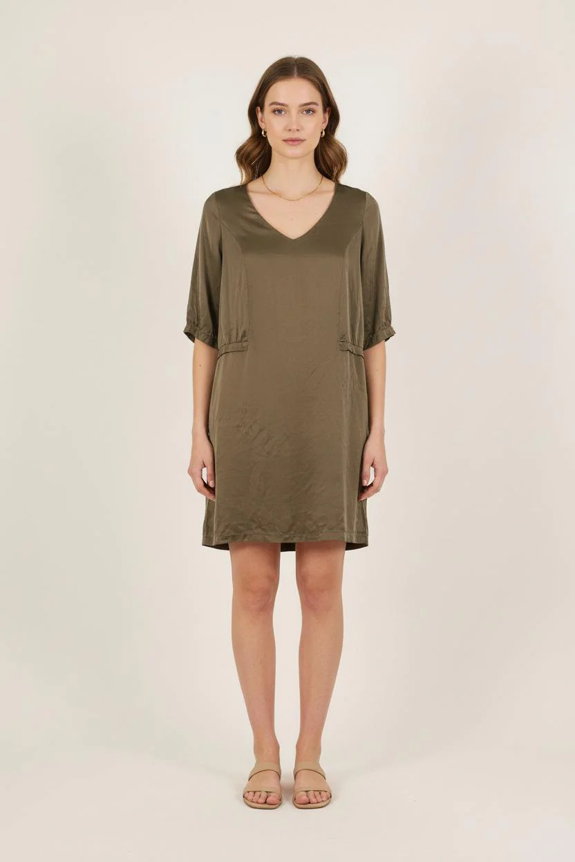 Robe Droite Verte - Taille XXXL/46