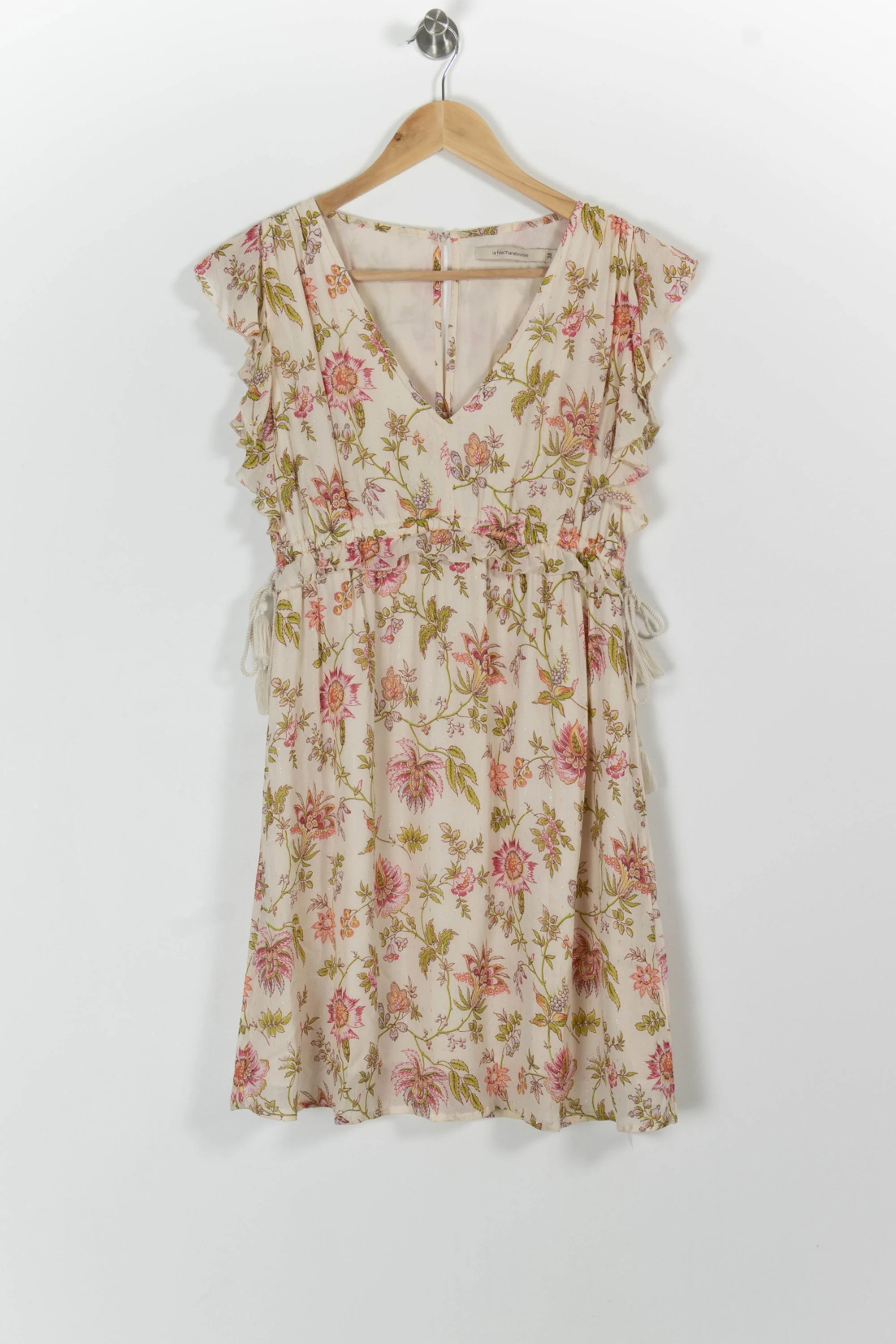 Robe Écrue et Rose - Taille M/38 - Image 2