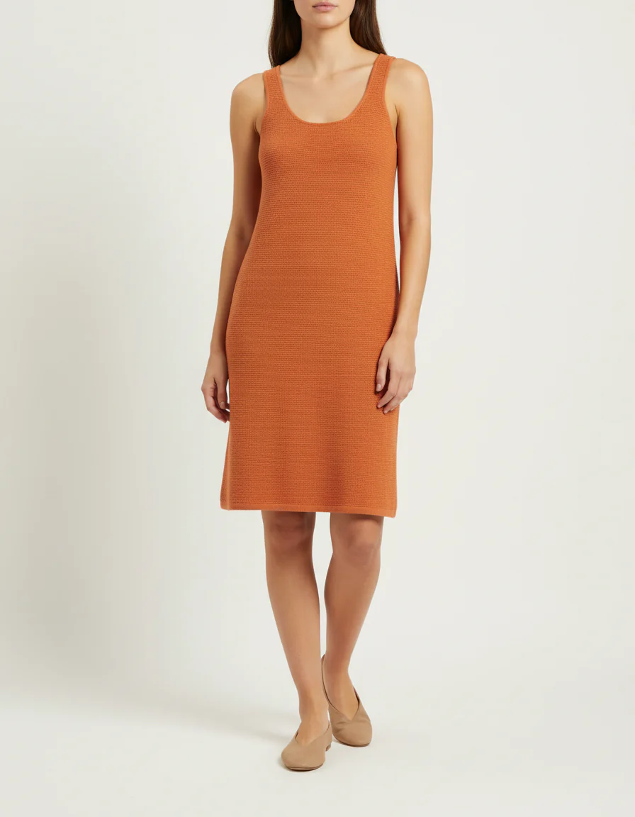Robe en maille orange - Taille S/36