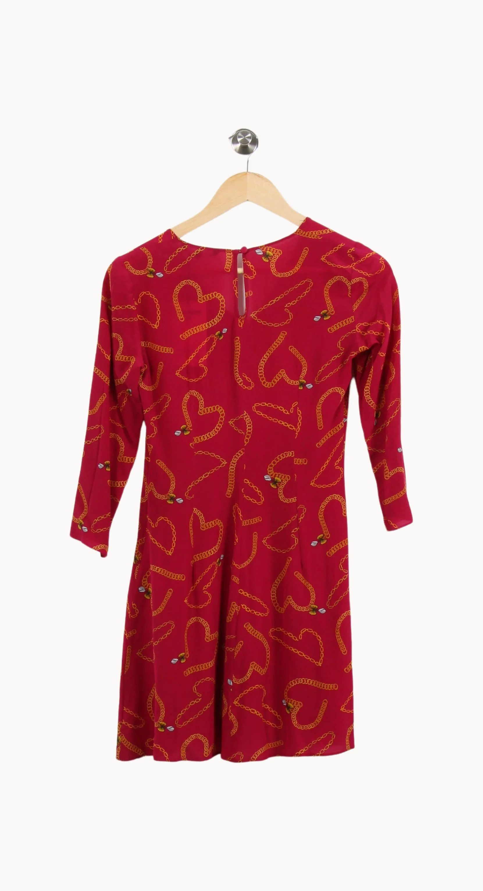 Robe Évasée Rose et Jaune - Taille XS/34 - Image 4