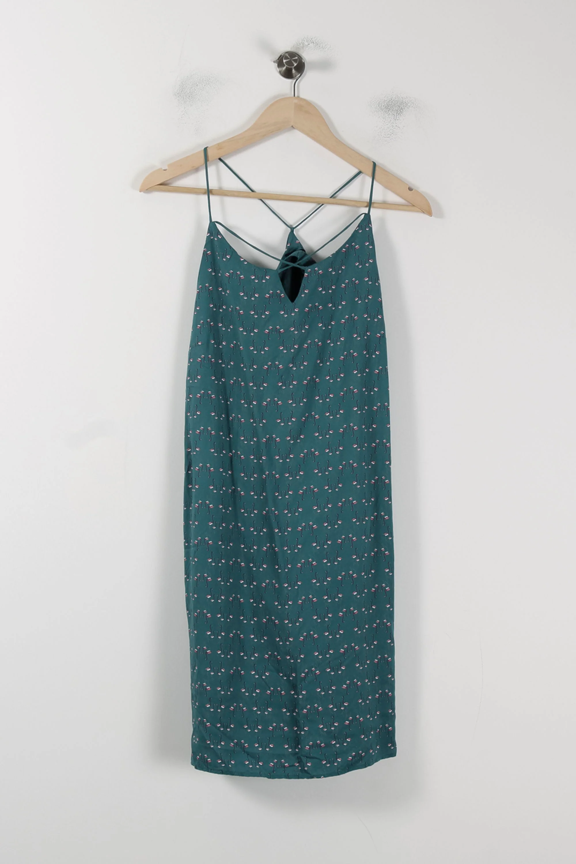 Robe Fleurie Bleue - Taille L/40 - Image 2