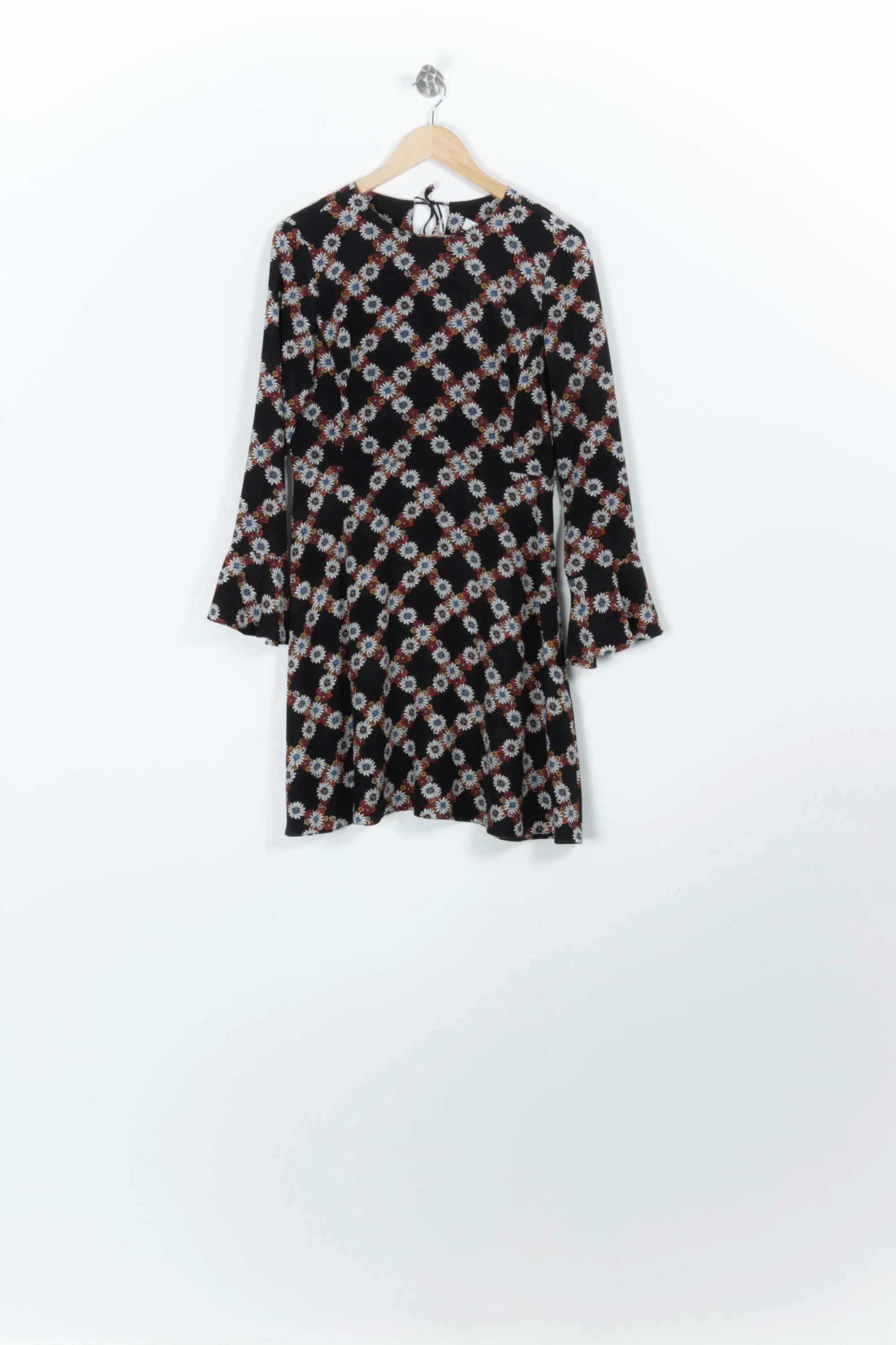 Robe Fleurie Noire - Taille M/38 - Image 2