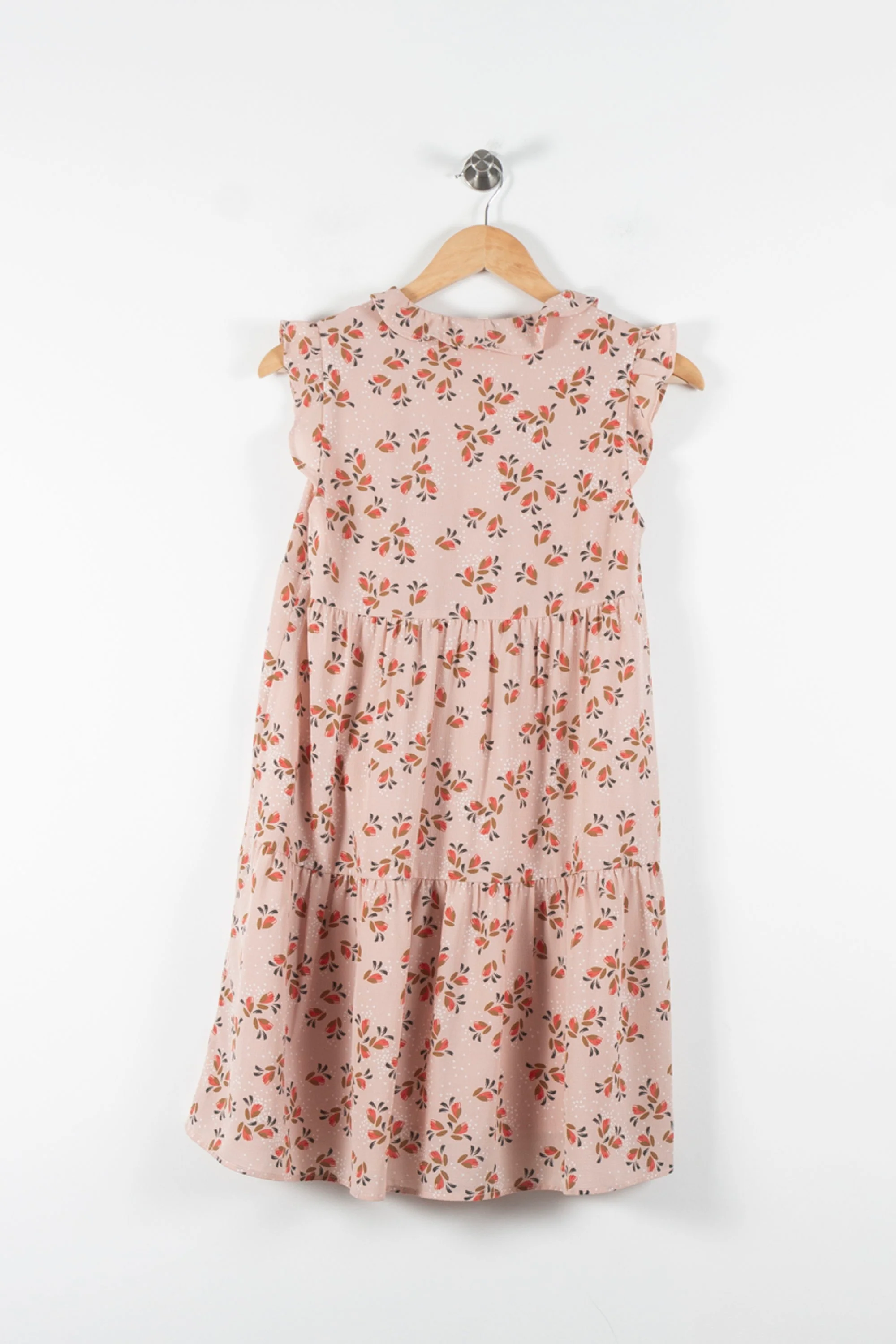 Robe Fleurie Rose - Taille XS/34 - Image 4