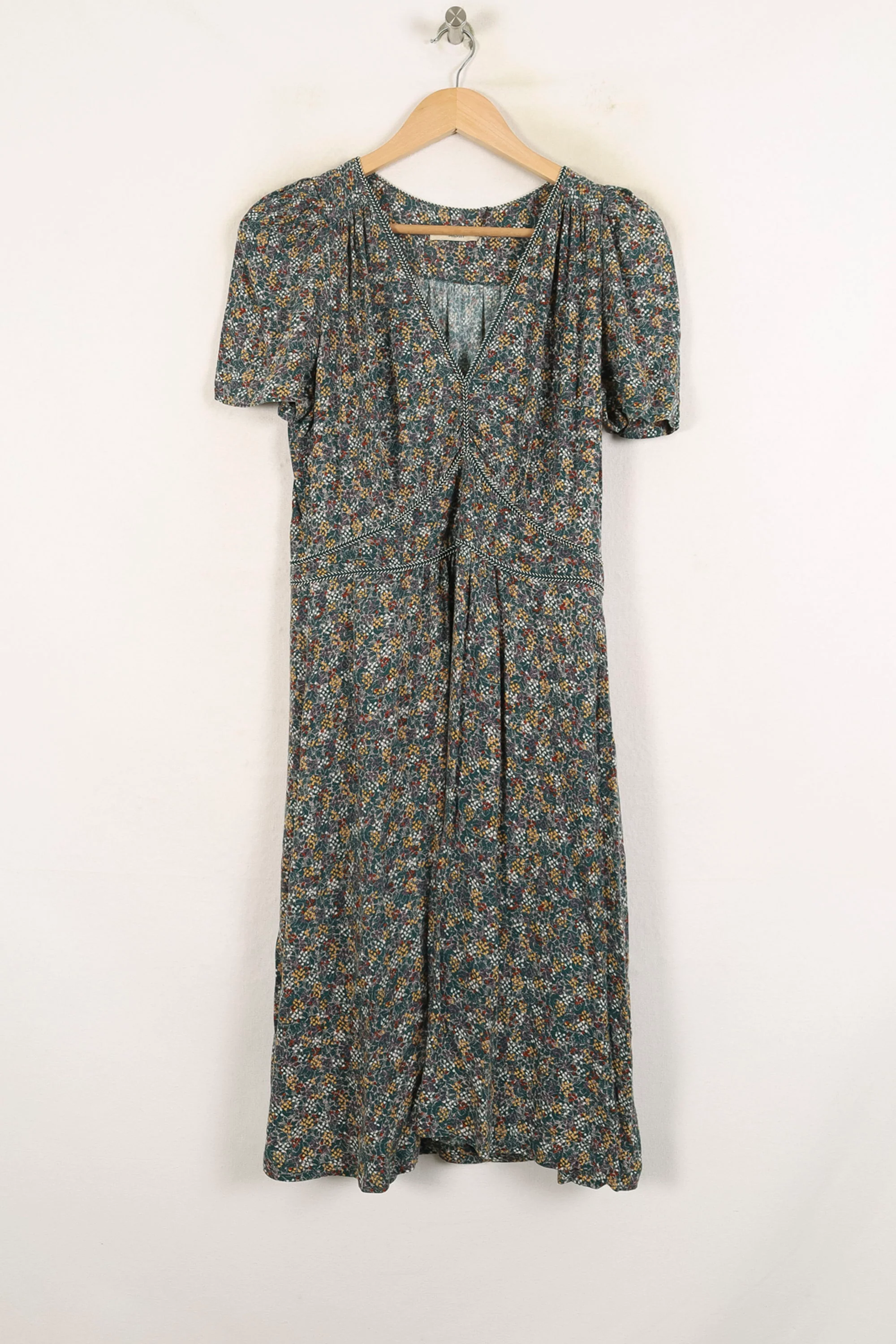 Robe Fleurie Verte - Taille M/38 - Image 2