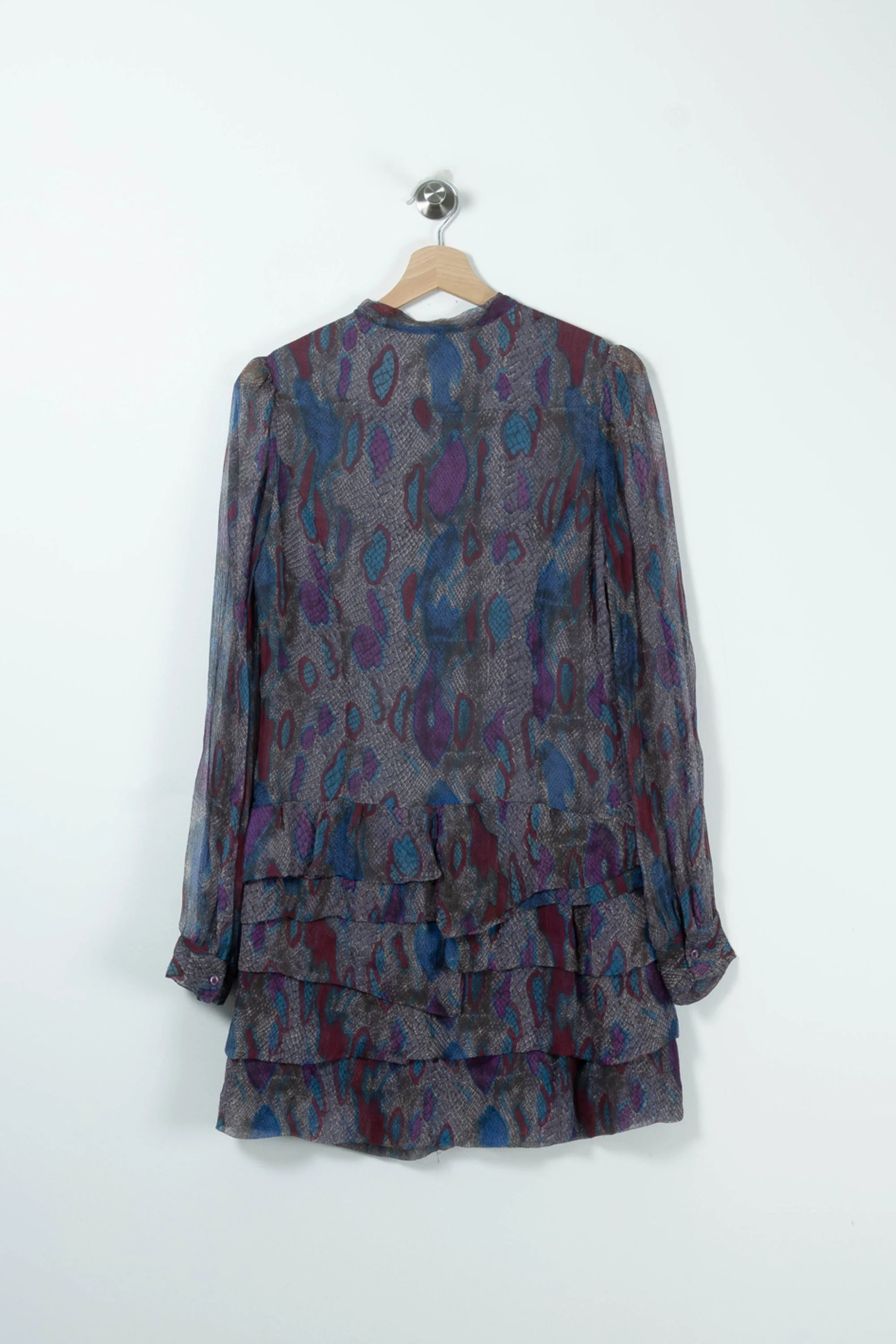 Robe Fluide Bleue et Violette - Taille M/38 - Image 4