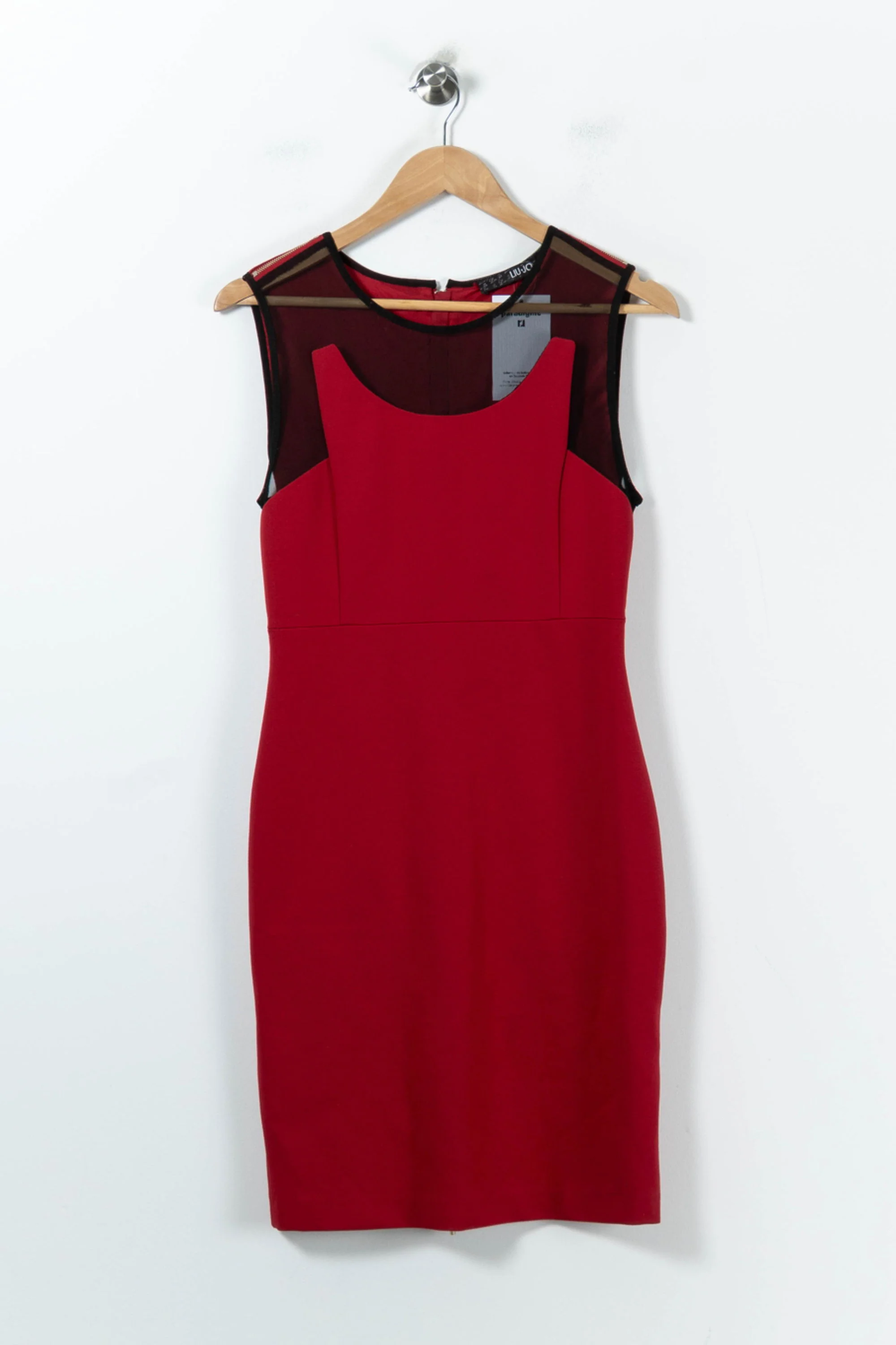 Robe Fourreau Rouge et Noire - Taille S/36 - Image 2