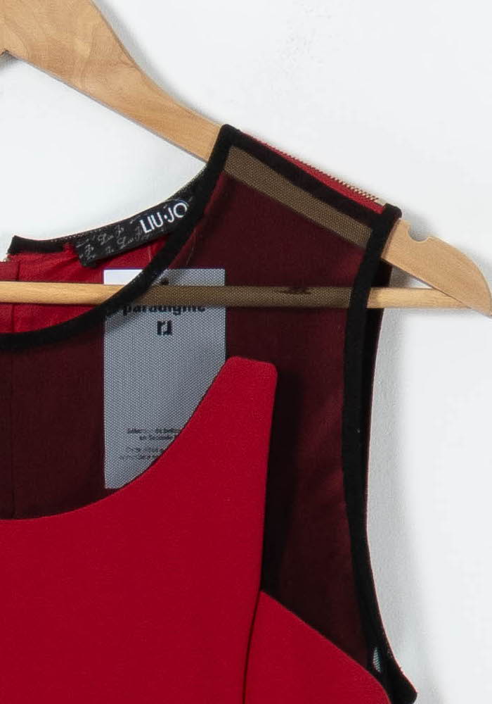 Robe Fourreau Rouge et Noire - Taille S/36 - Image 3
