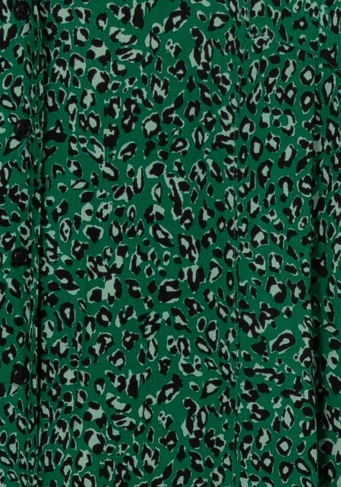 Robe Imprimée Verte - Taille L/40 - Image 3