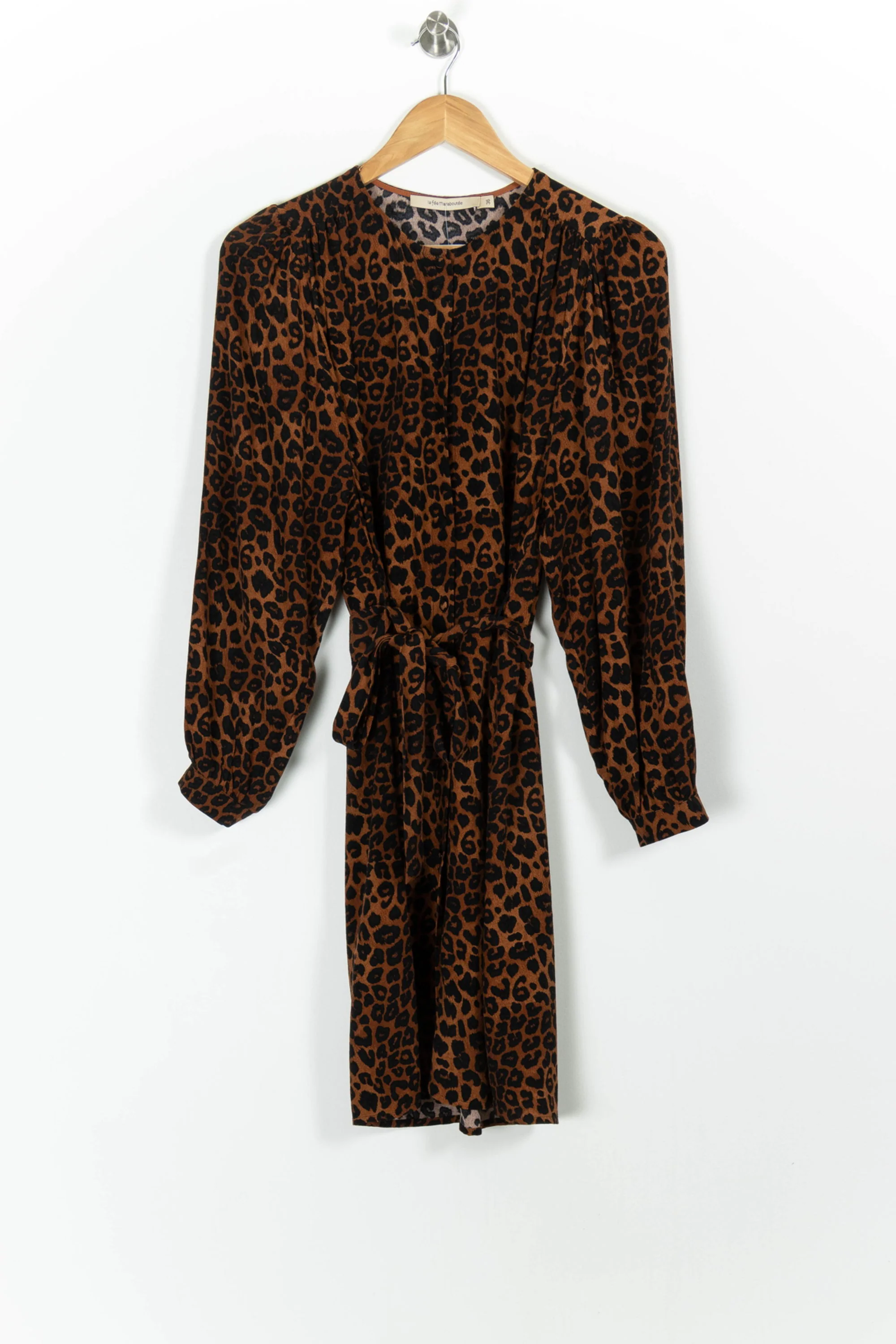 Robe Léopard Marron et Noir - Taille S/36 - Image 2