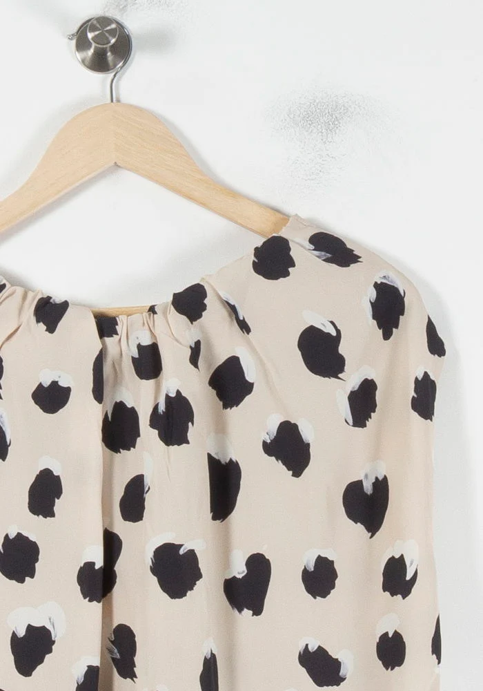 Robe Longue Beige et Noire - Taille S/36 - Image 3