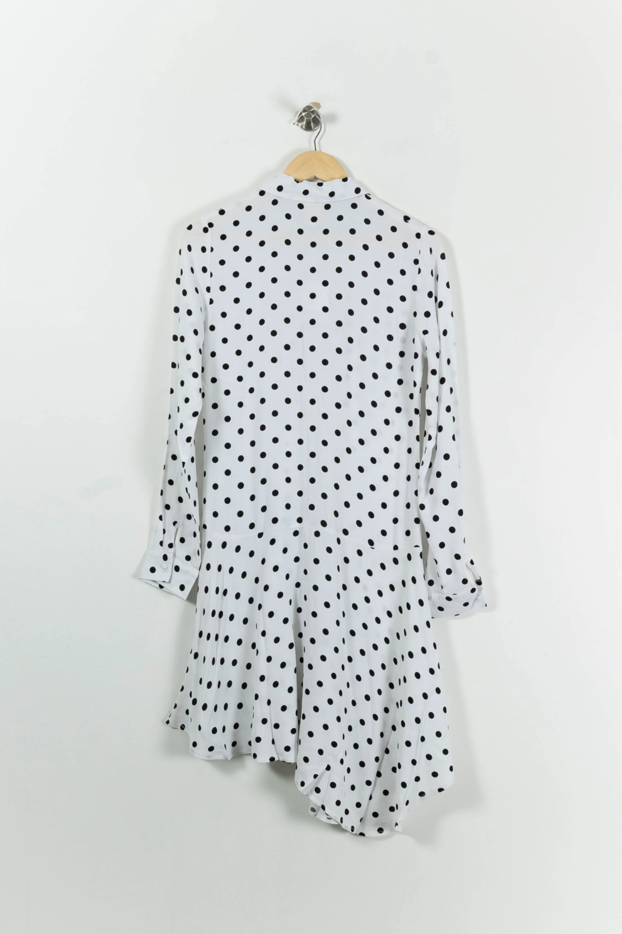 Robe Longue Blanche et Noire - Taille S/36 - Image 4
