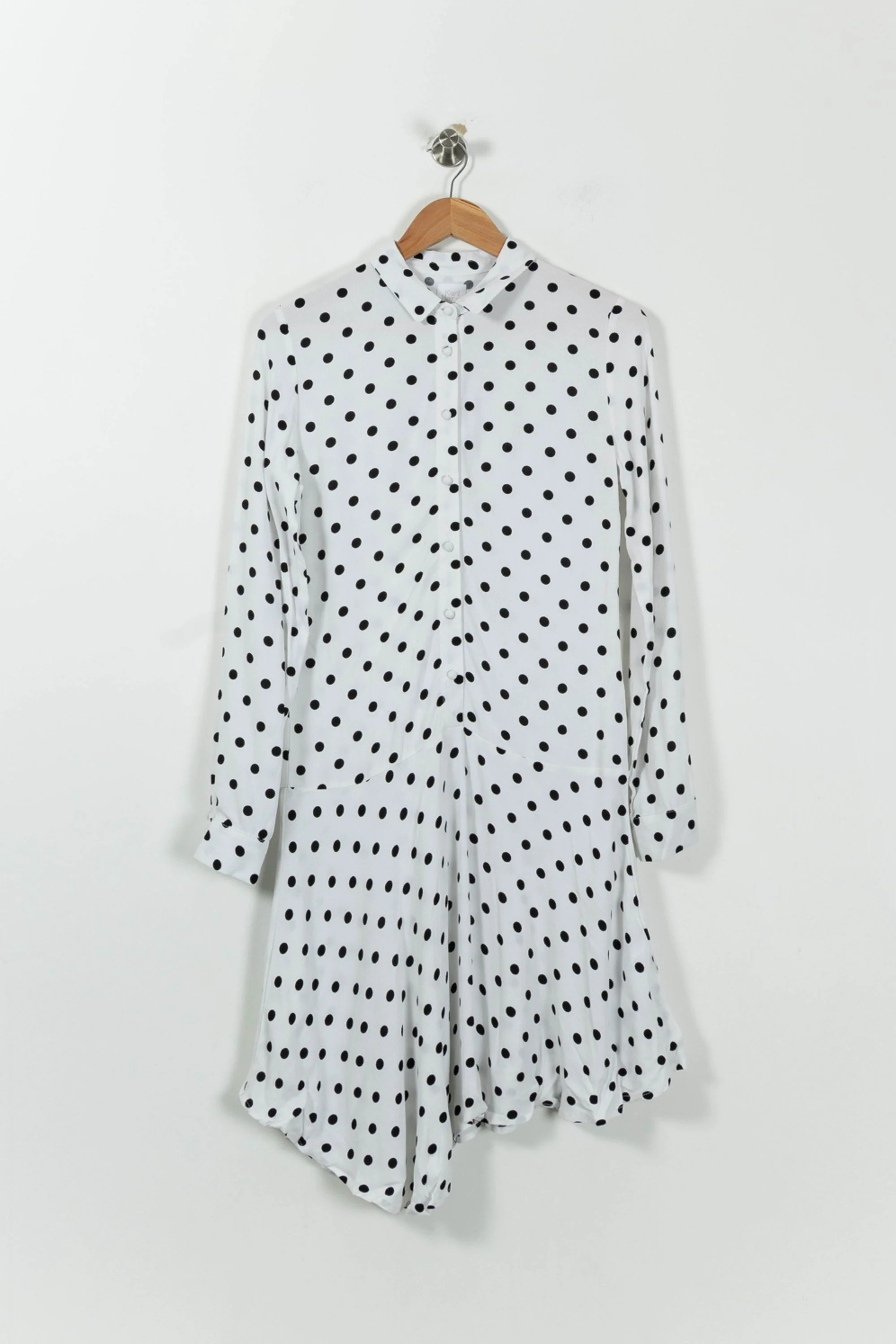 Robe Longue Blanche et Noire - Taille XS/34 - Image 2