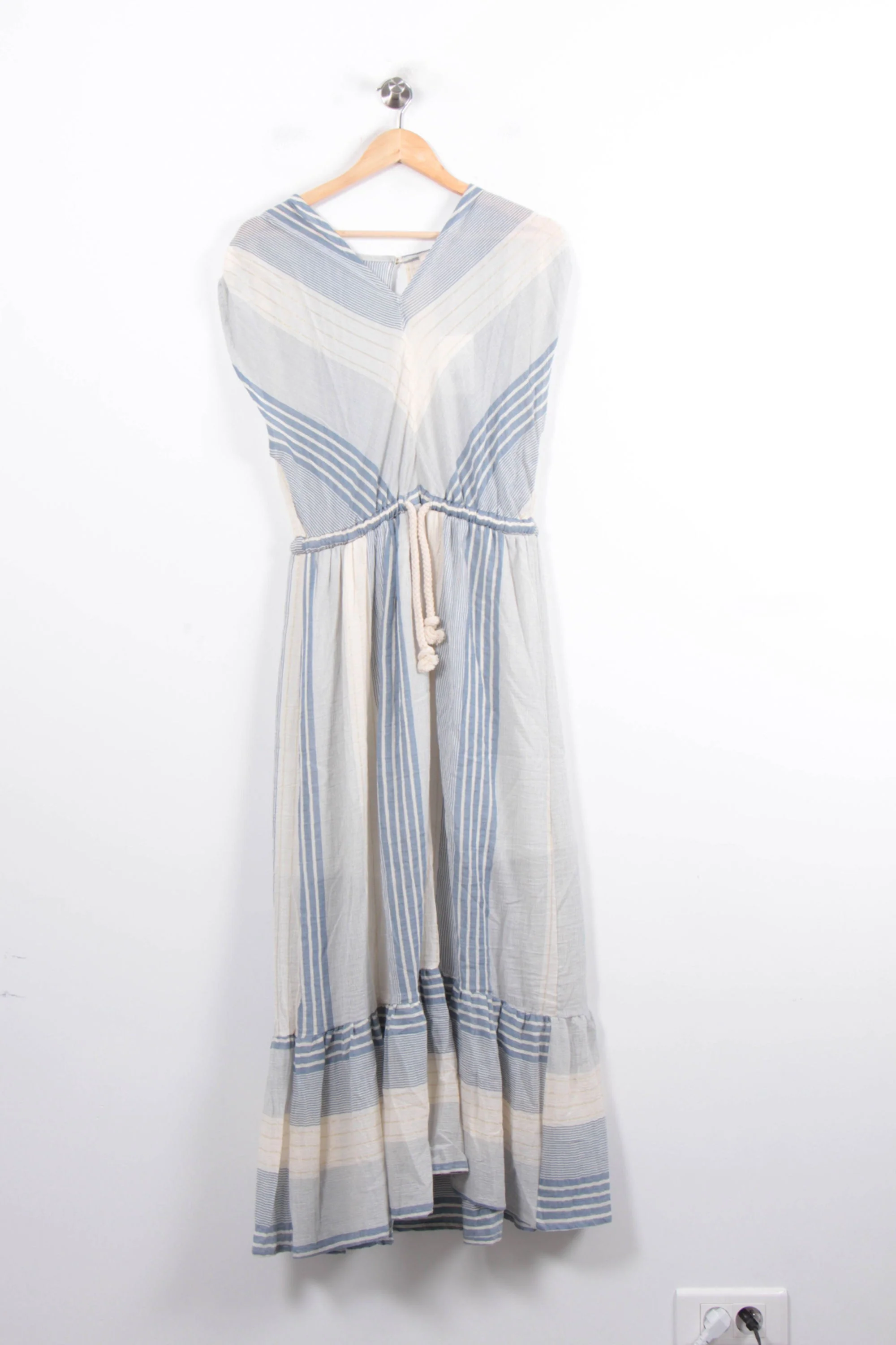 Robe Longue Bleu et Blanche - Taille S/36 - Image 2