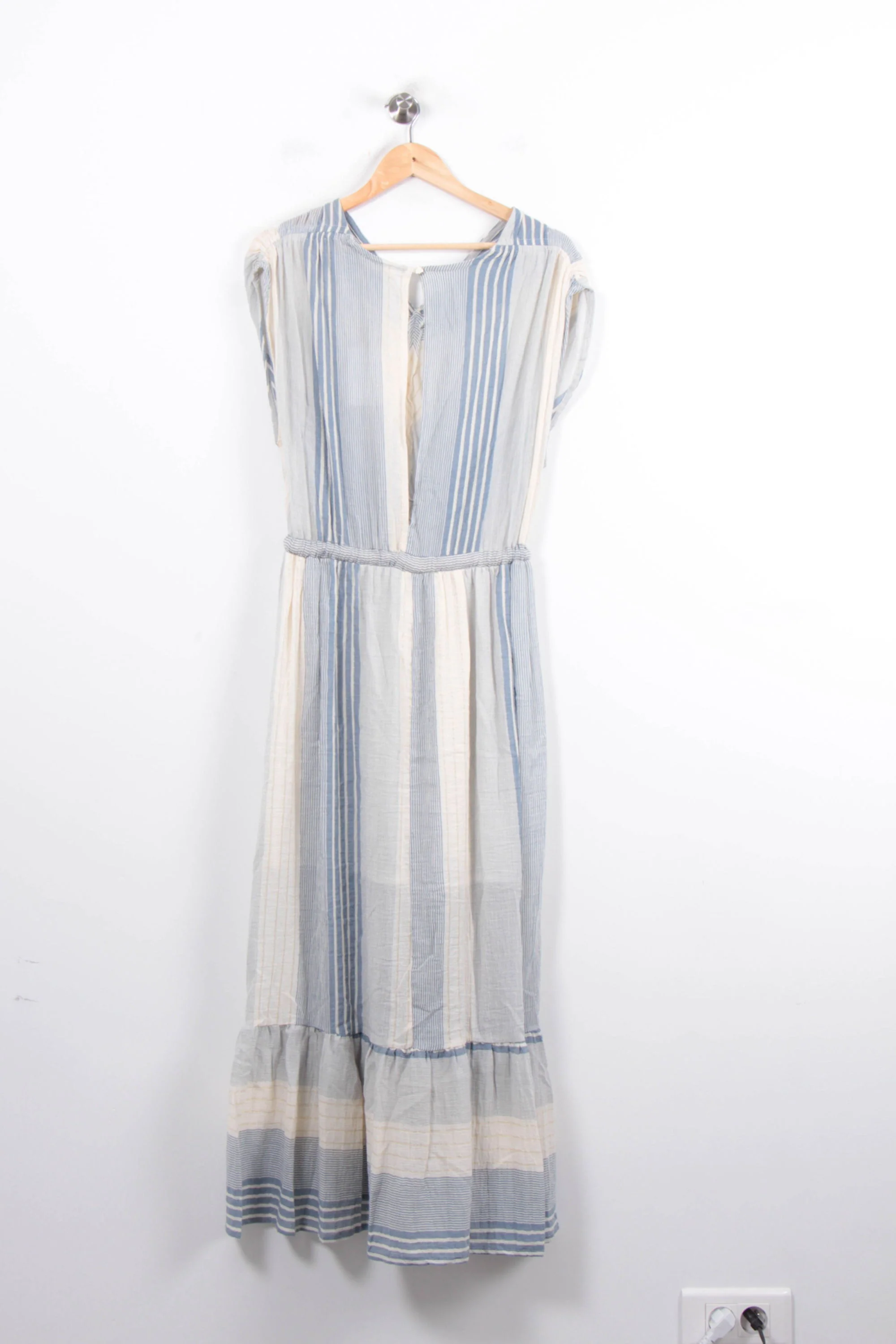 Robe Longue Bleu et Blanche - Taille S/36 - Image 4