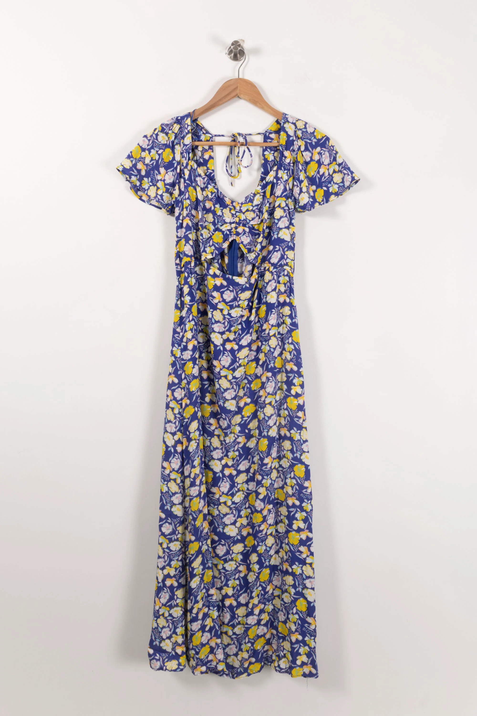 Robe Longue Bleue et Jaune - Taille M/38 - Image 2