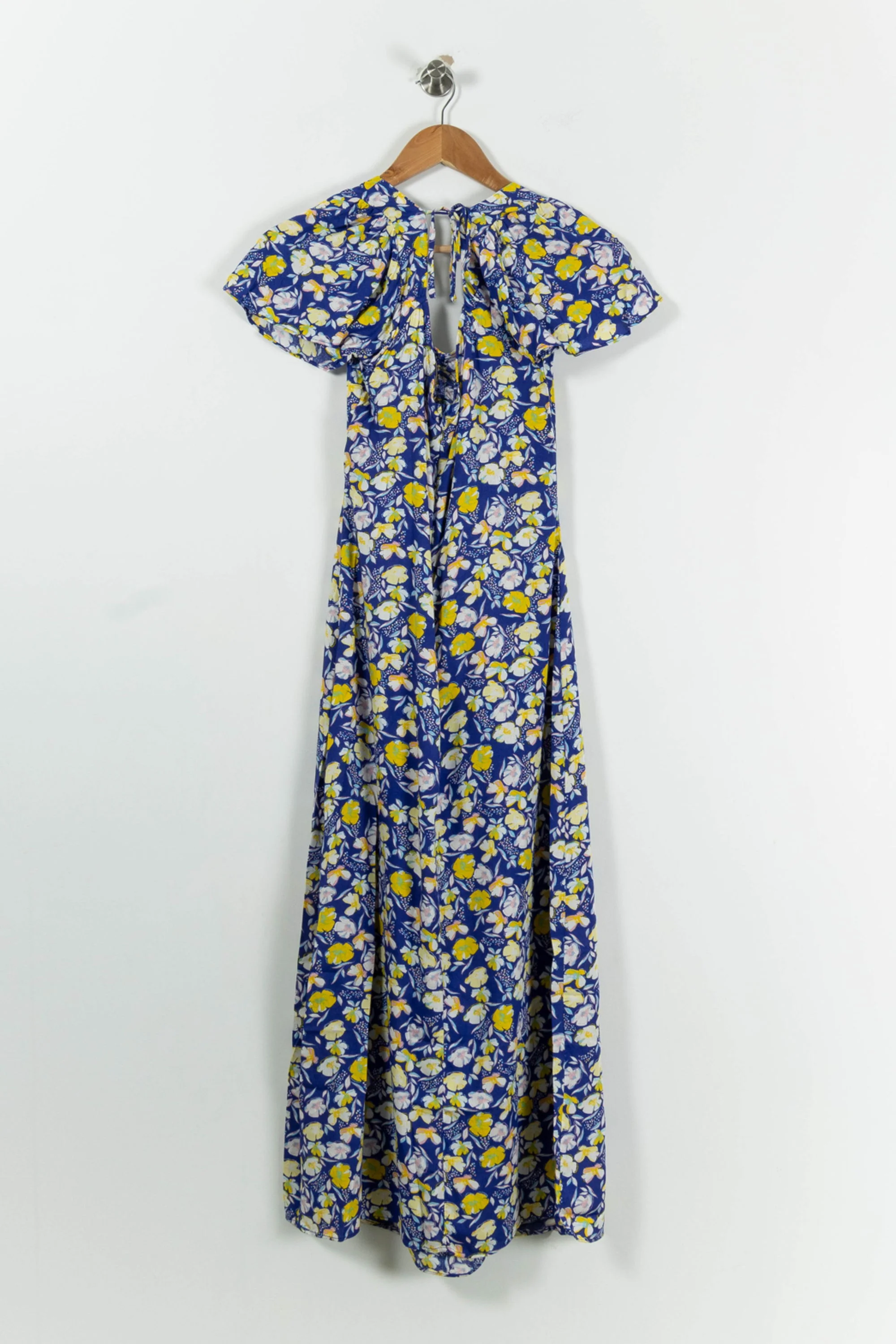 Robe Longue Bleue et Jaune - Taille S/36 - Image 4