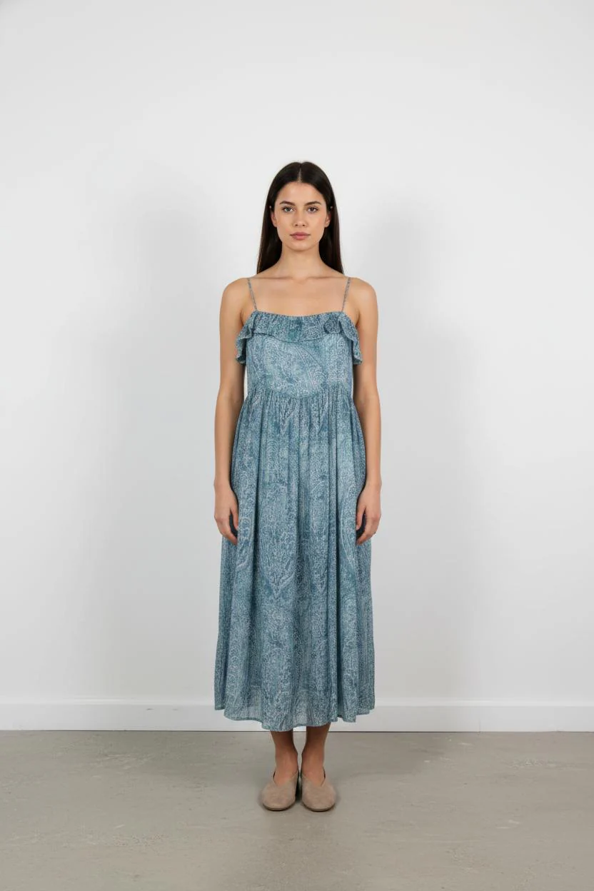 Robe Longue Bleue - Taille M/38