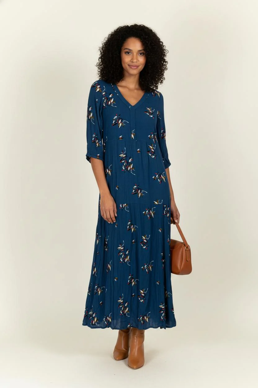 Robe Longue Bleue - Taille M/38