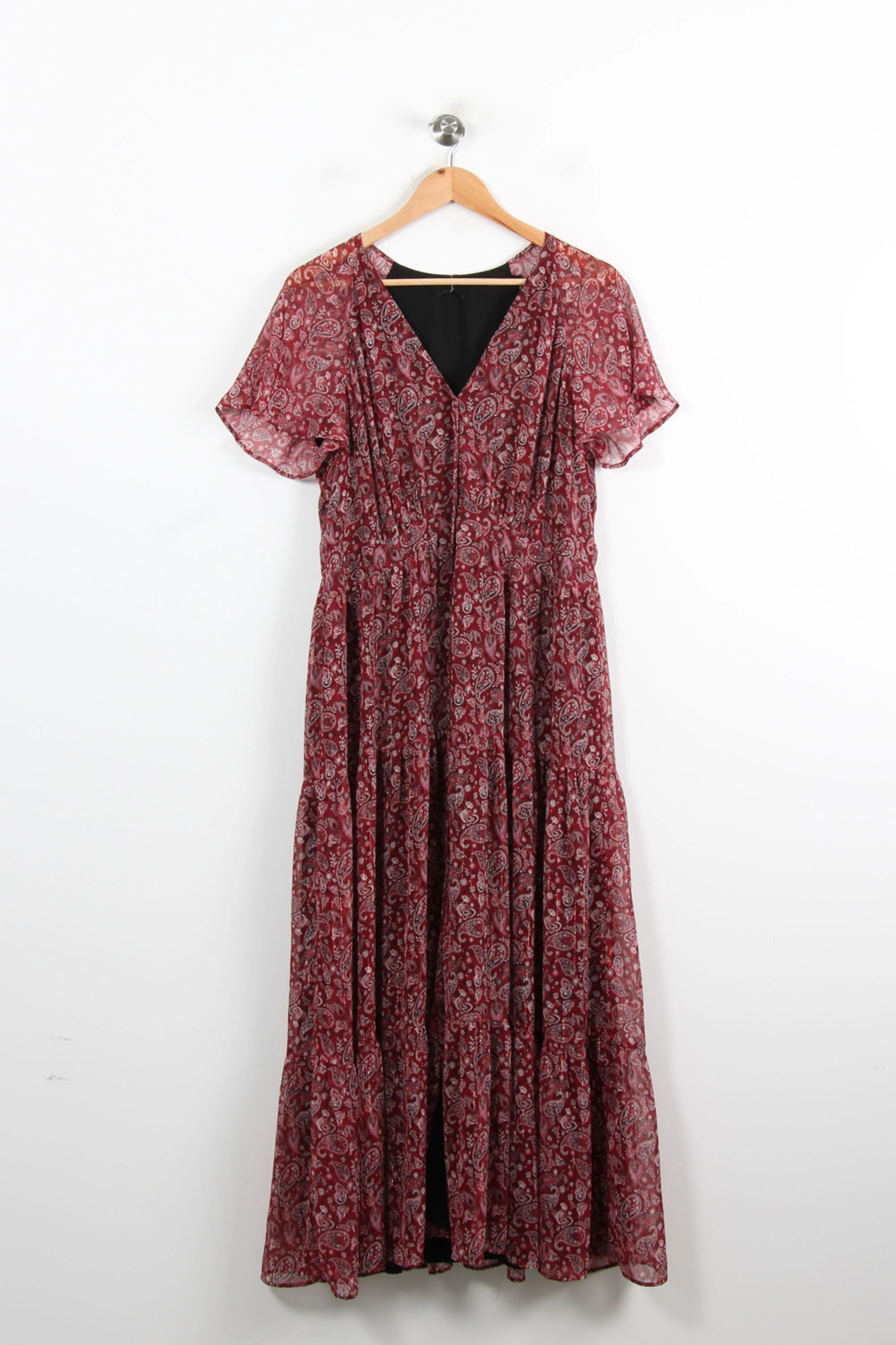 Robe Longue Bordeaux - Taille XL/42 - Image 2